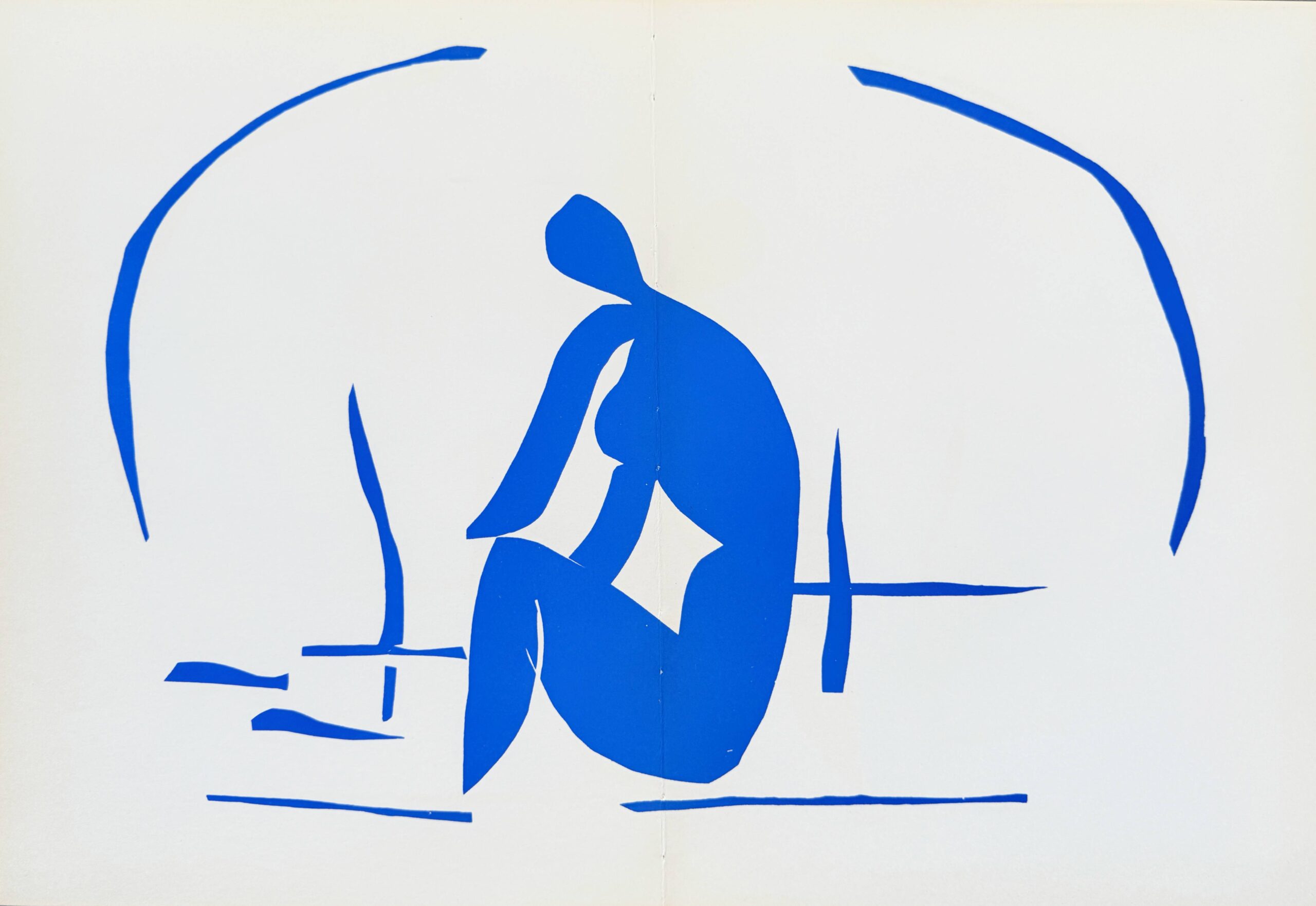 Baigneuse Dans Les Resaux by Henri Matisse