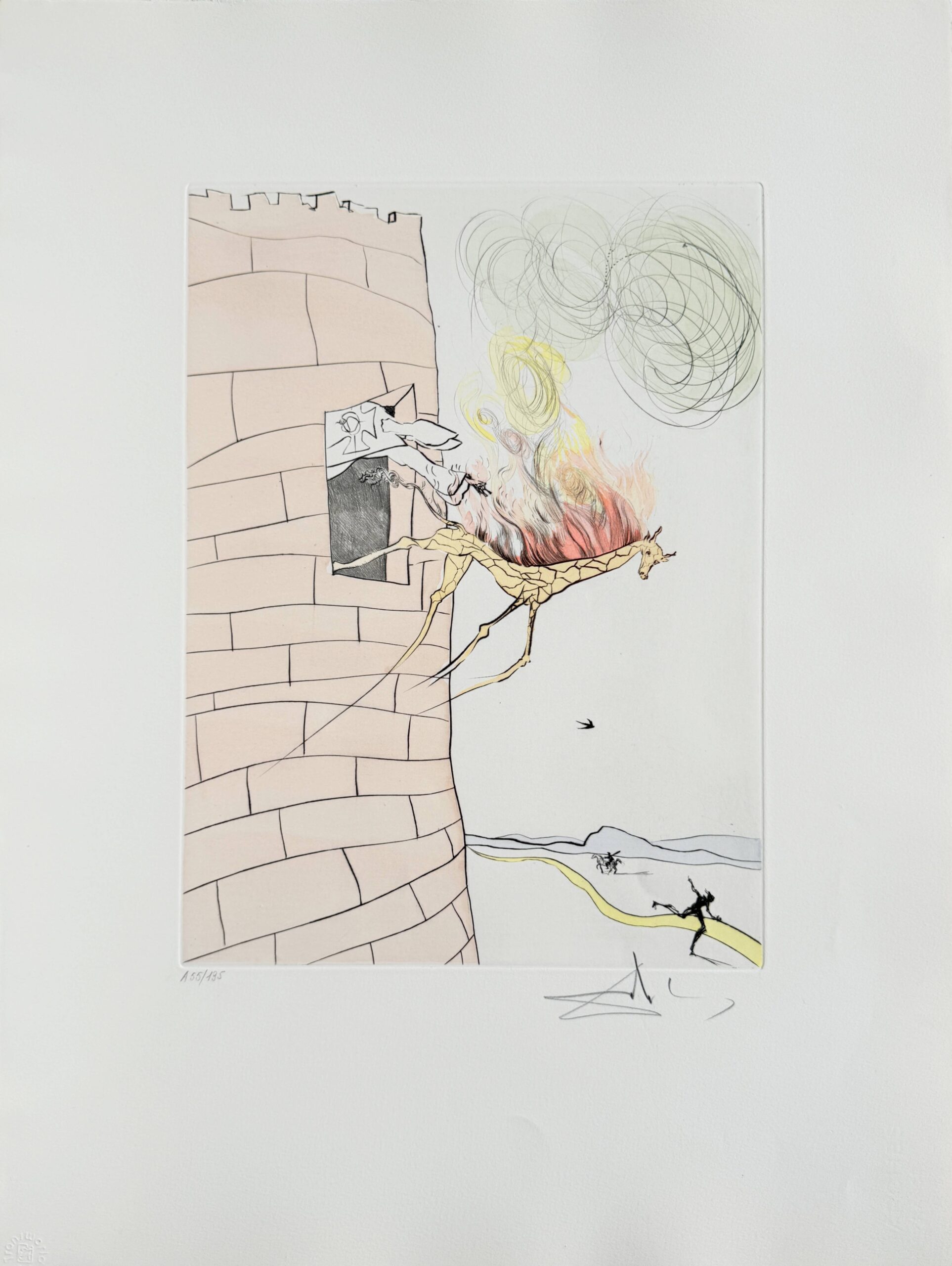 Freud with a Snail Head by Salvador Dalí