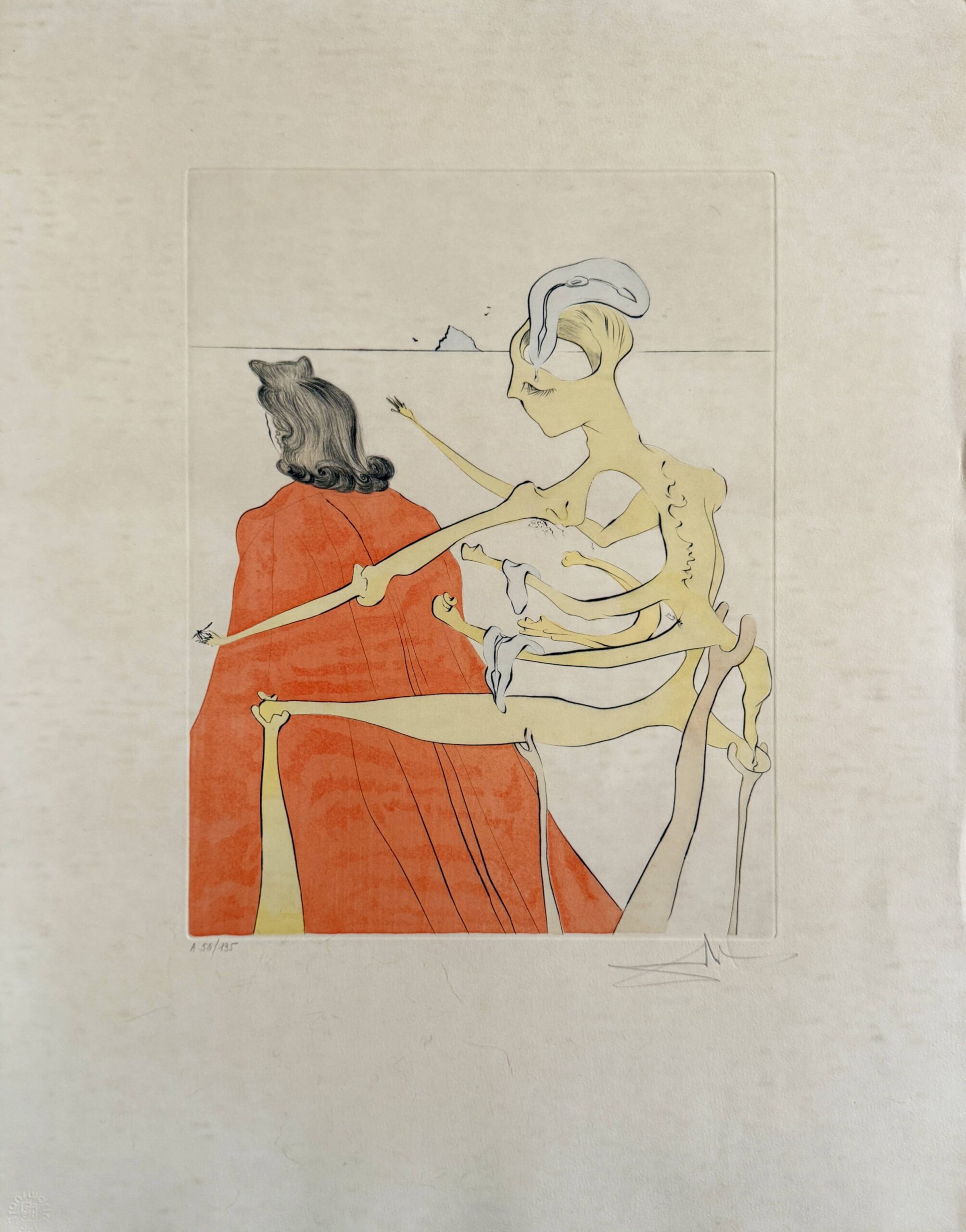 Gala’s Godly Back by Salvador Dalí