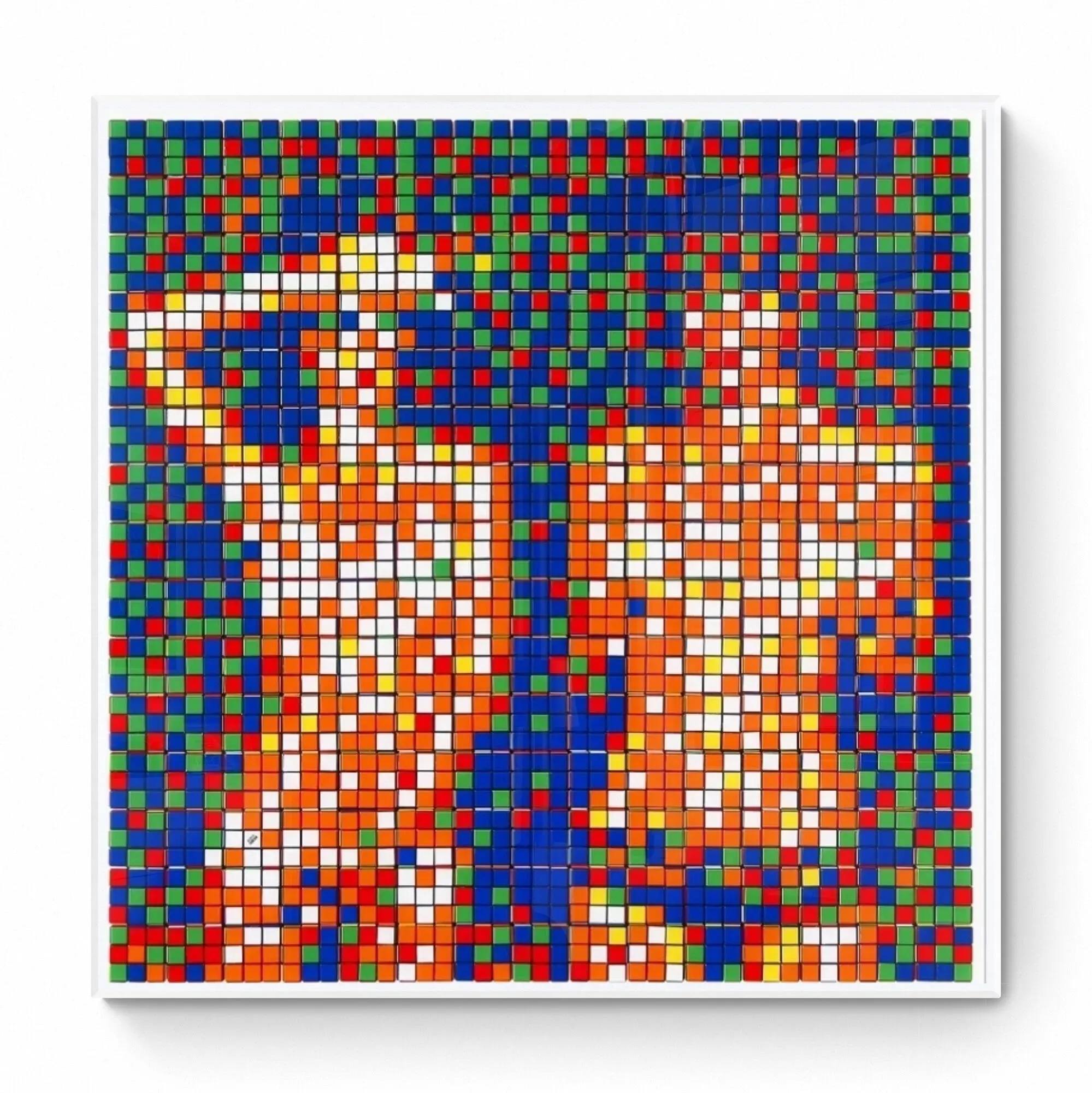 INVADER, Rubik Country Life (2023) by Invader