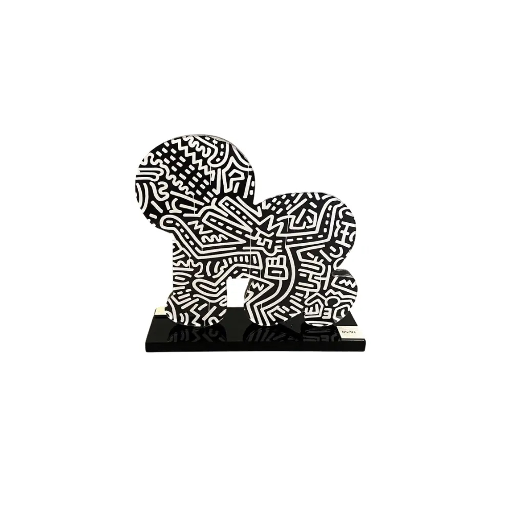Keith Haring (After), Baby Dog Silver, 2020 by Keith Haring