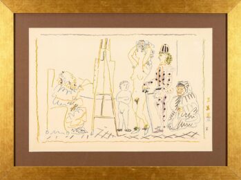 L’atelier du vieux peintre by Pablo Picasso at Epicentrum Art Gallery