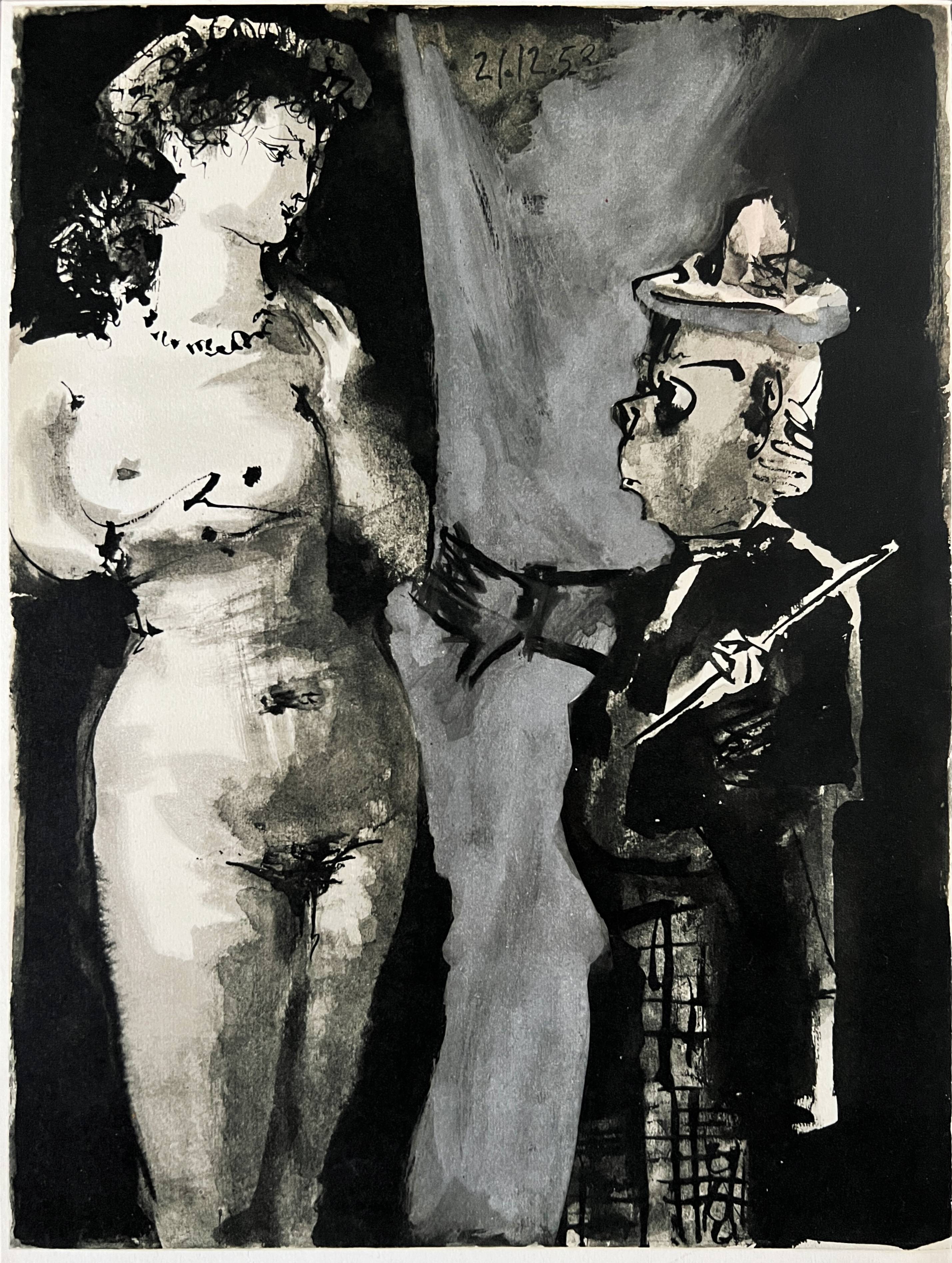 Le Peintre et son Modèle II by Pablo Picasso