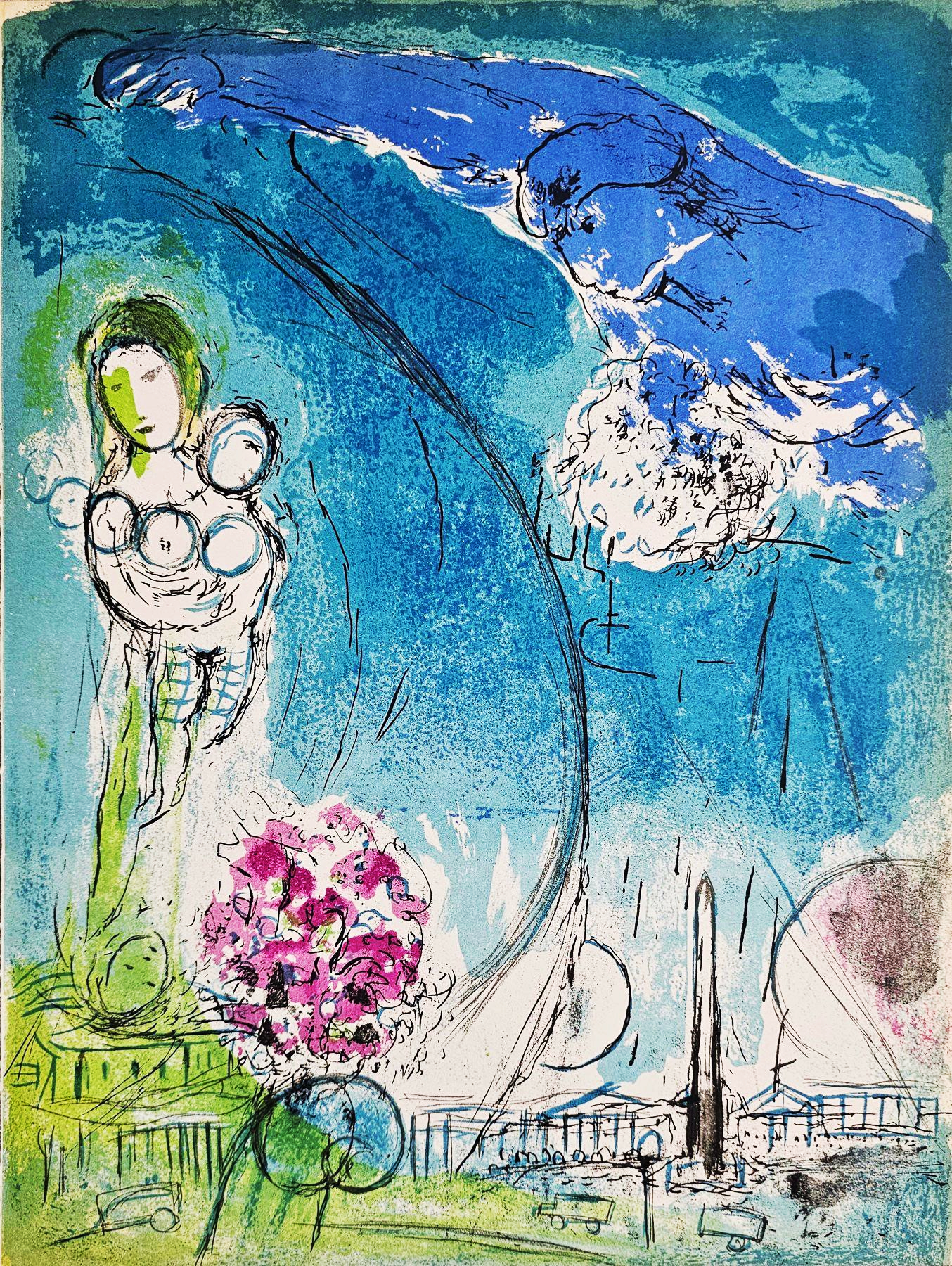 Place de la Concorde by Marc Chagall