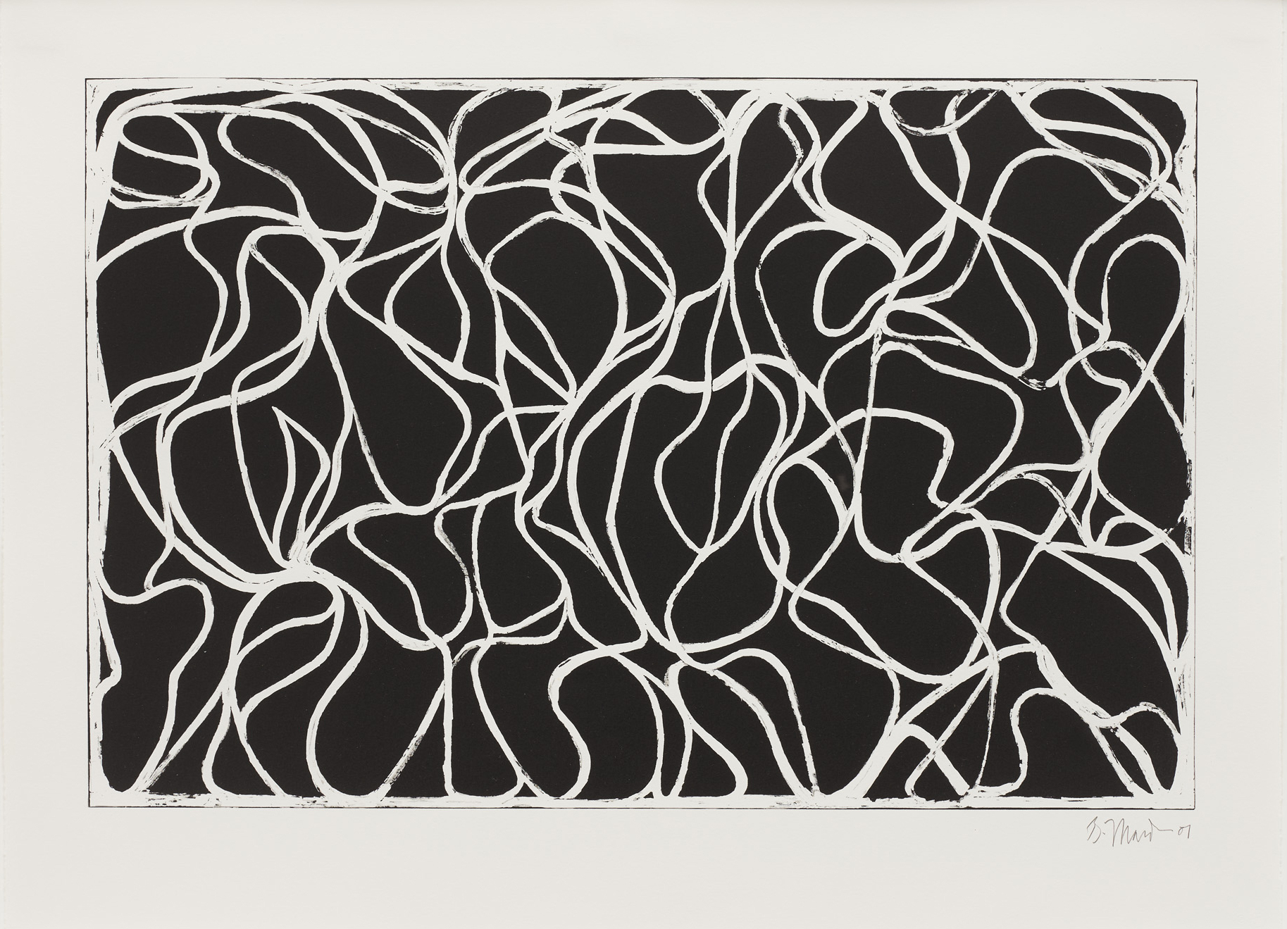 Muses with Graphite by Brice Marden