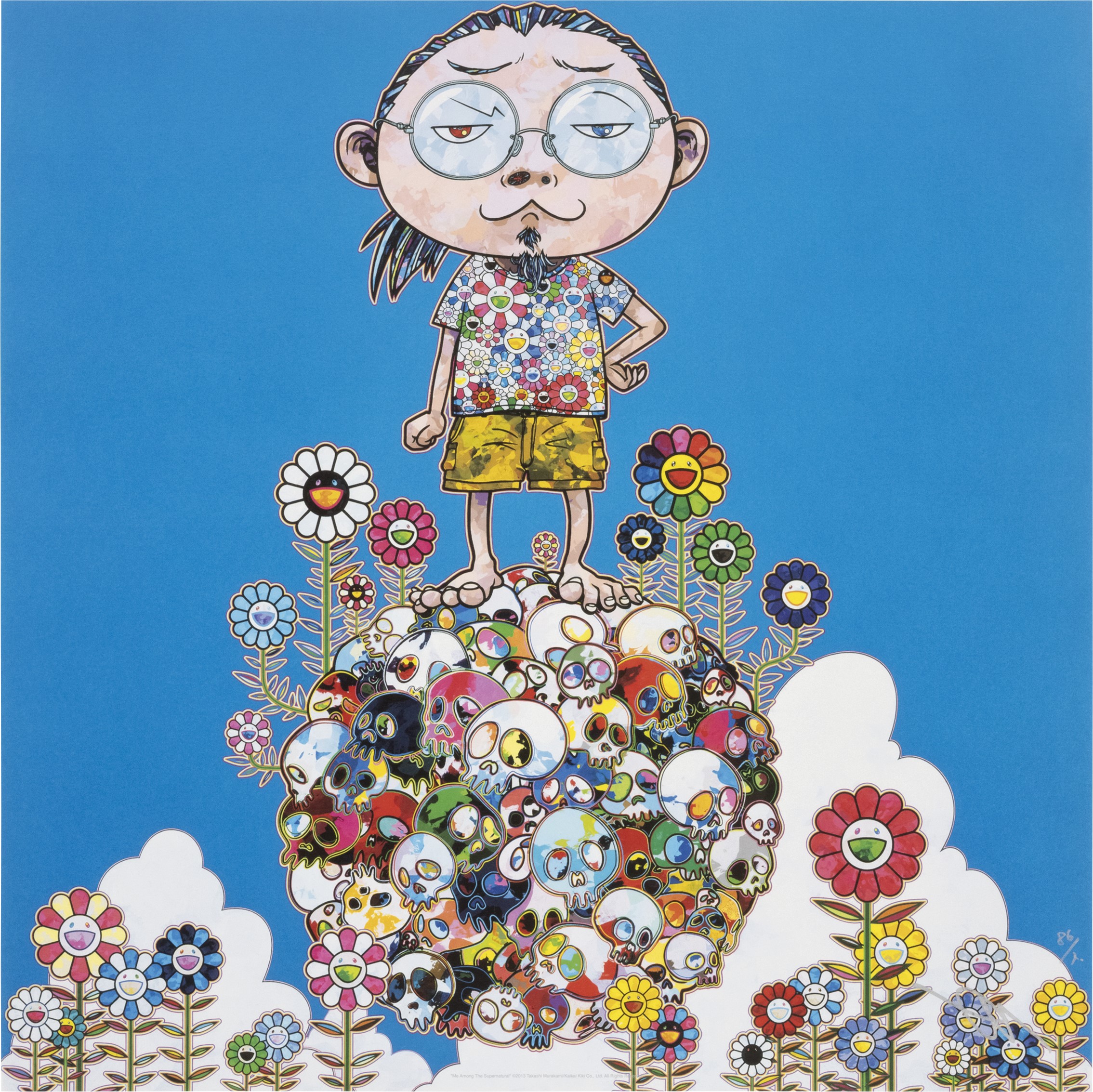 Me Among The Supernatural by Takashi Murakami