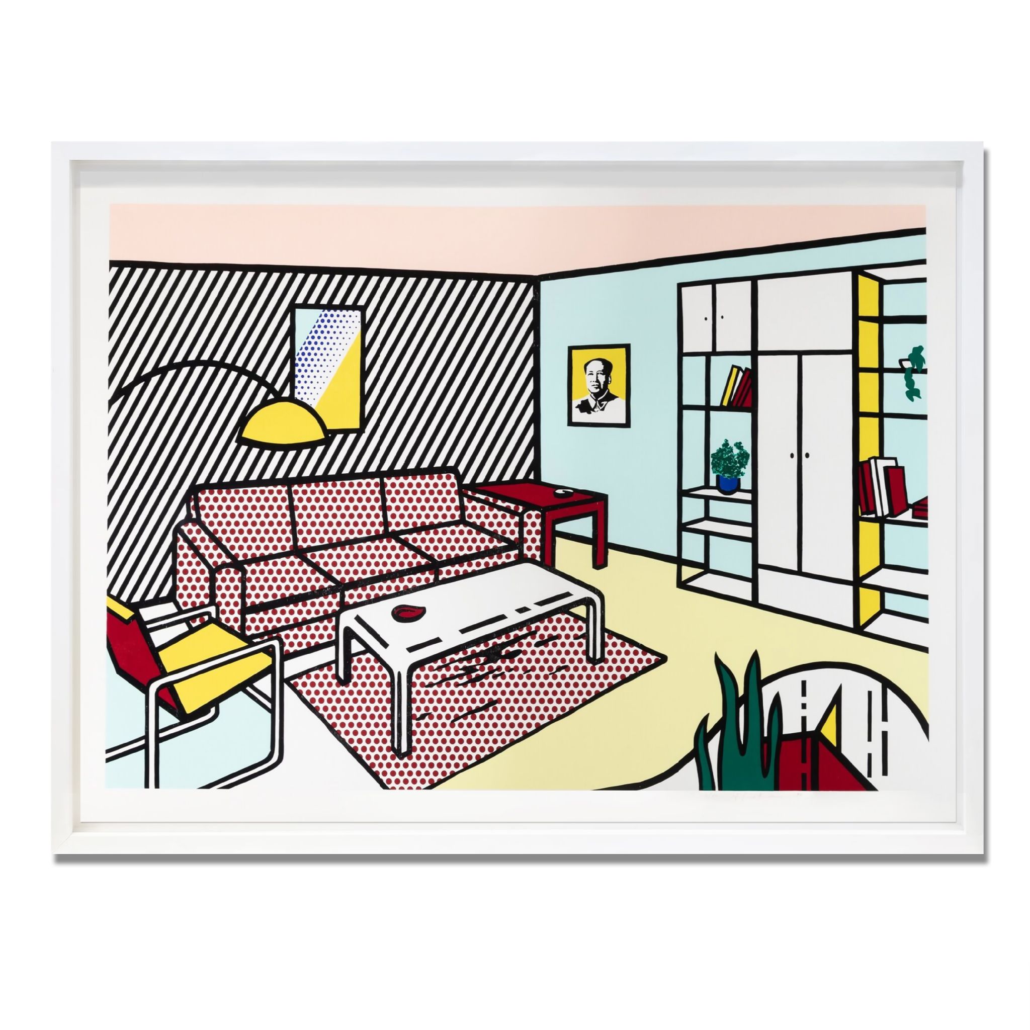 Modern Room from the Interior Series by Roy Lichtenstein
