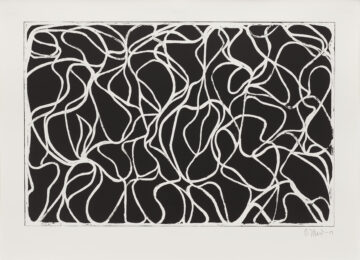 Muses with Graphite by Brice Marden at Susan Sheehan Gallery