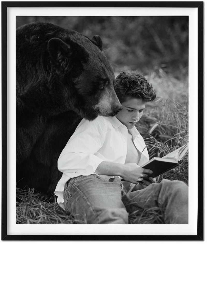 My Education. Art Edition No. 101–200, ‘Michael St. Pierre with Bonkers, Thousand Oaks, California’,... by Bruce Weber