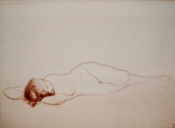 Nude Lying Down by William Lee-Hankey at Editions Graphiques Ltd