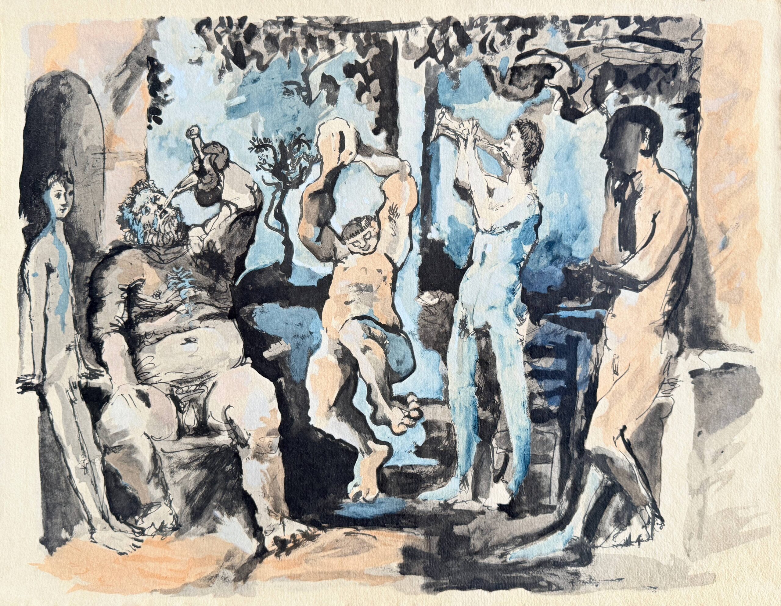 Bacchanale by Pablo Picasso