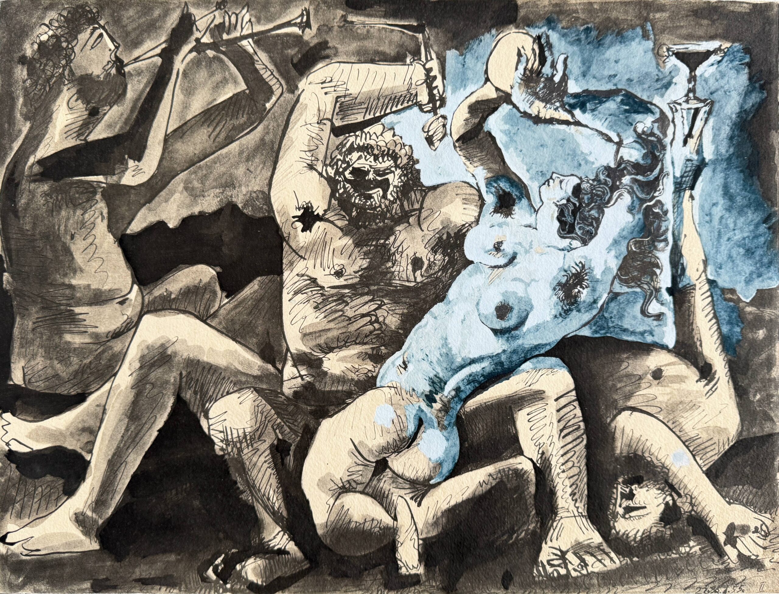 Bacchanale by Pablo Picasso