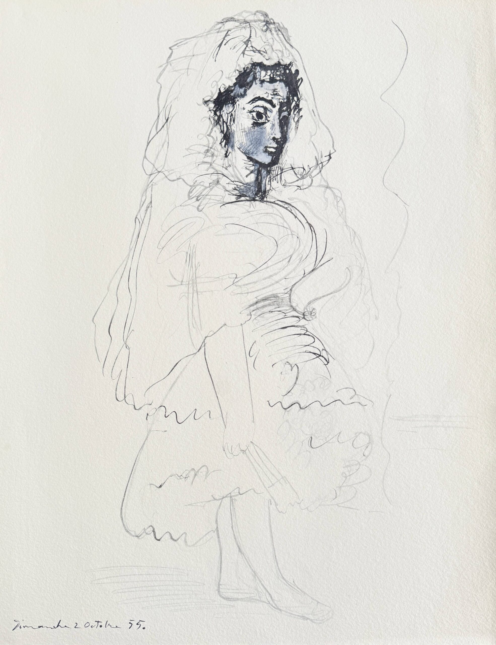 Jacqueline en espagnole by Pablo Picasso