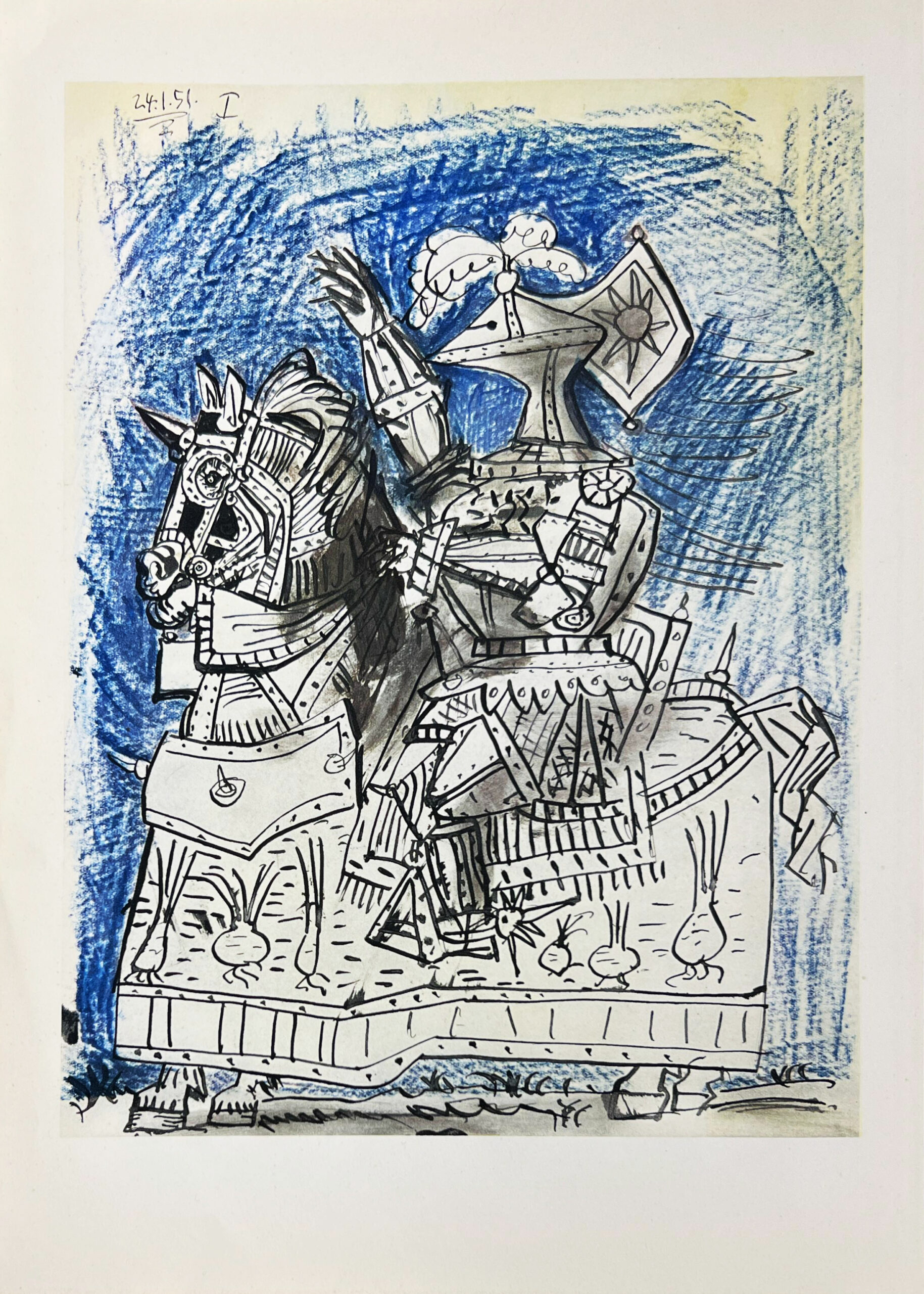 Knight by Pablo Picasso