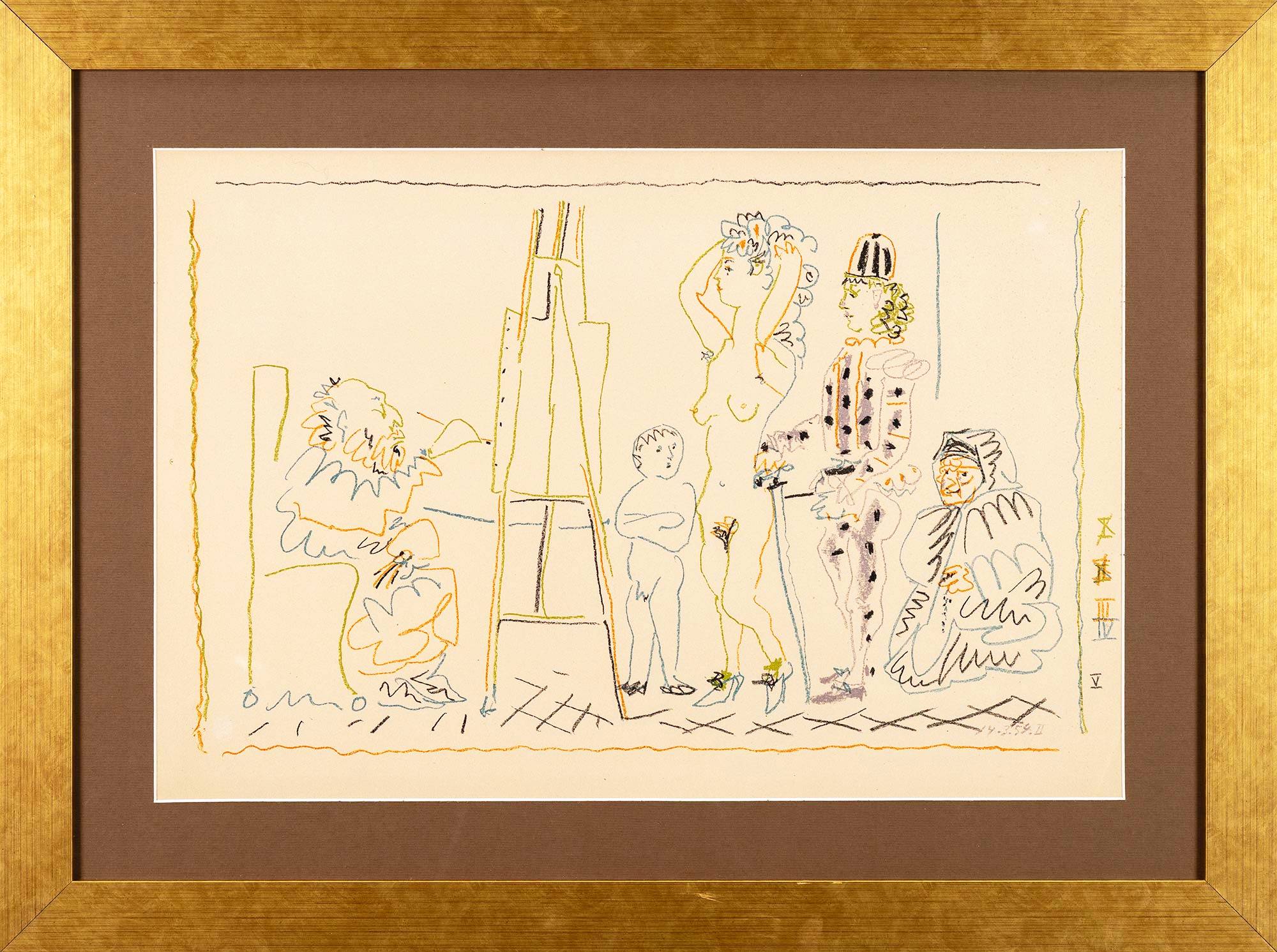 L’atelier du vieux peintre by Pablo Picasso