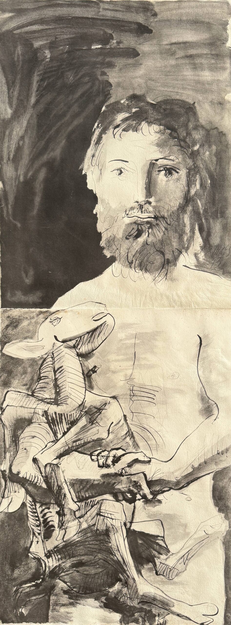 L’homme au mouton by Pablo Picasso