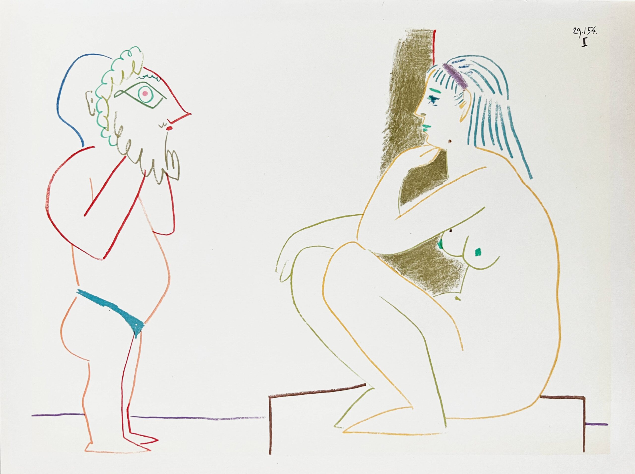 La Comédie Humaine by Pablo Picasso