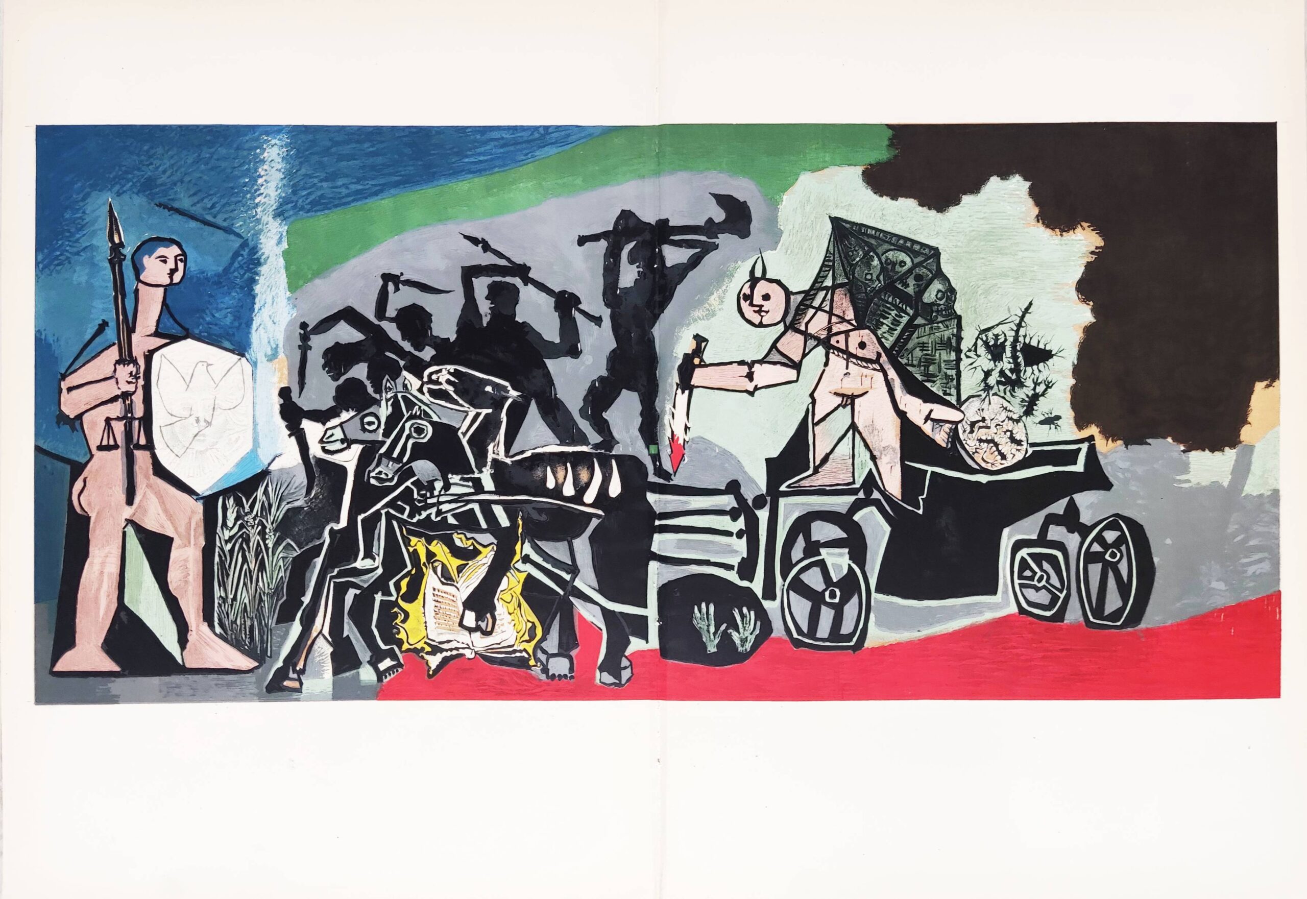 La Guerre et la Paix Rouge by Pablo Picasso