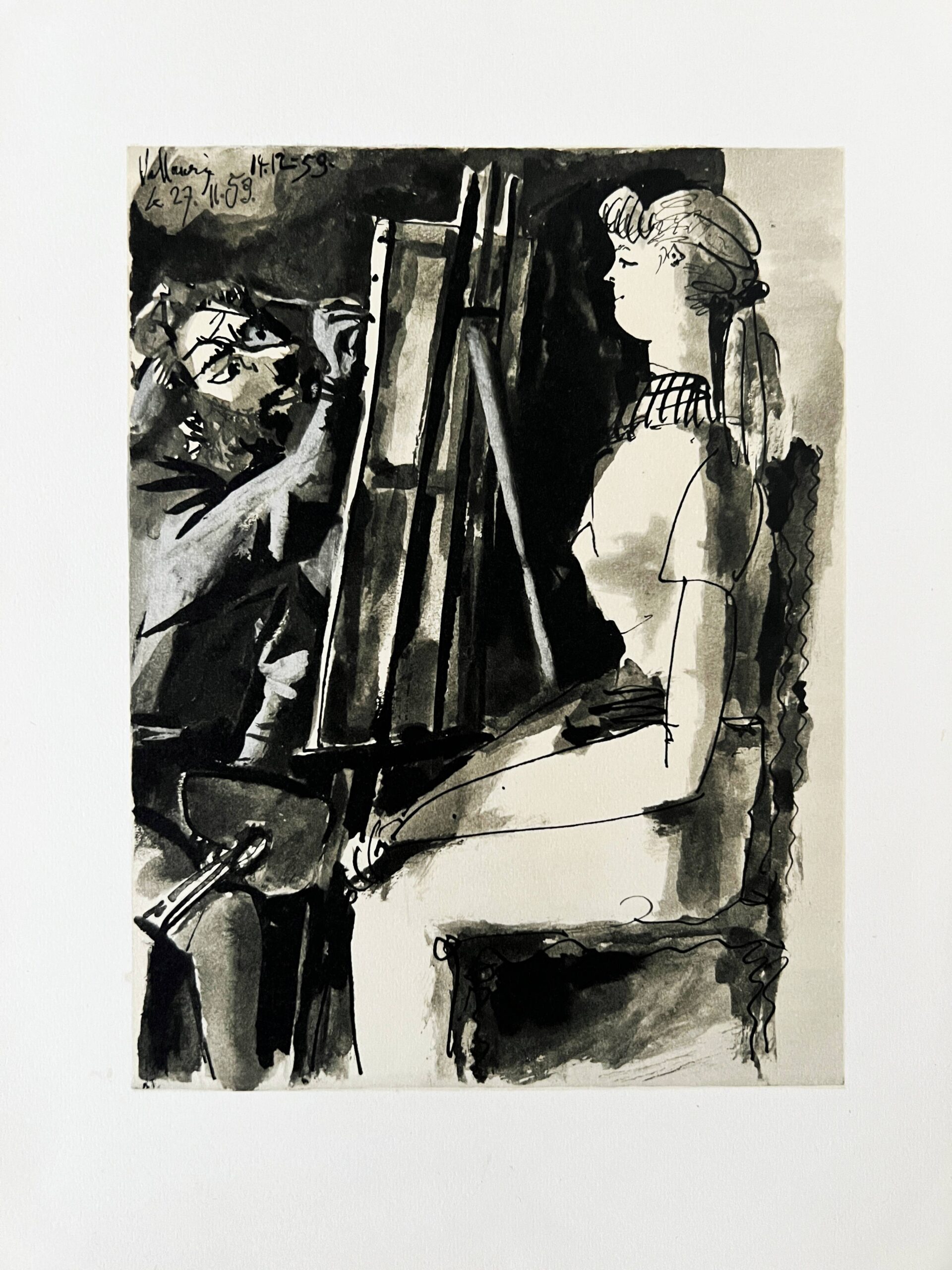 Le Peintre et son Modèle I by Pablo Picasso