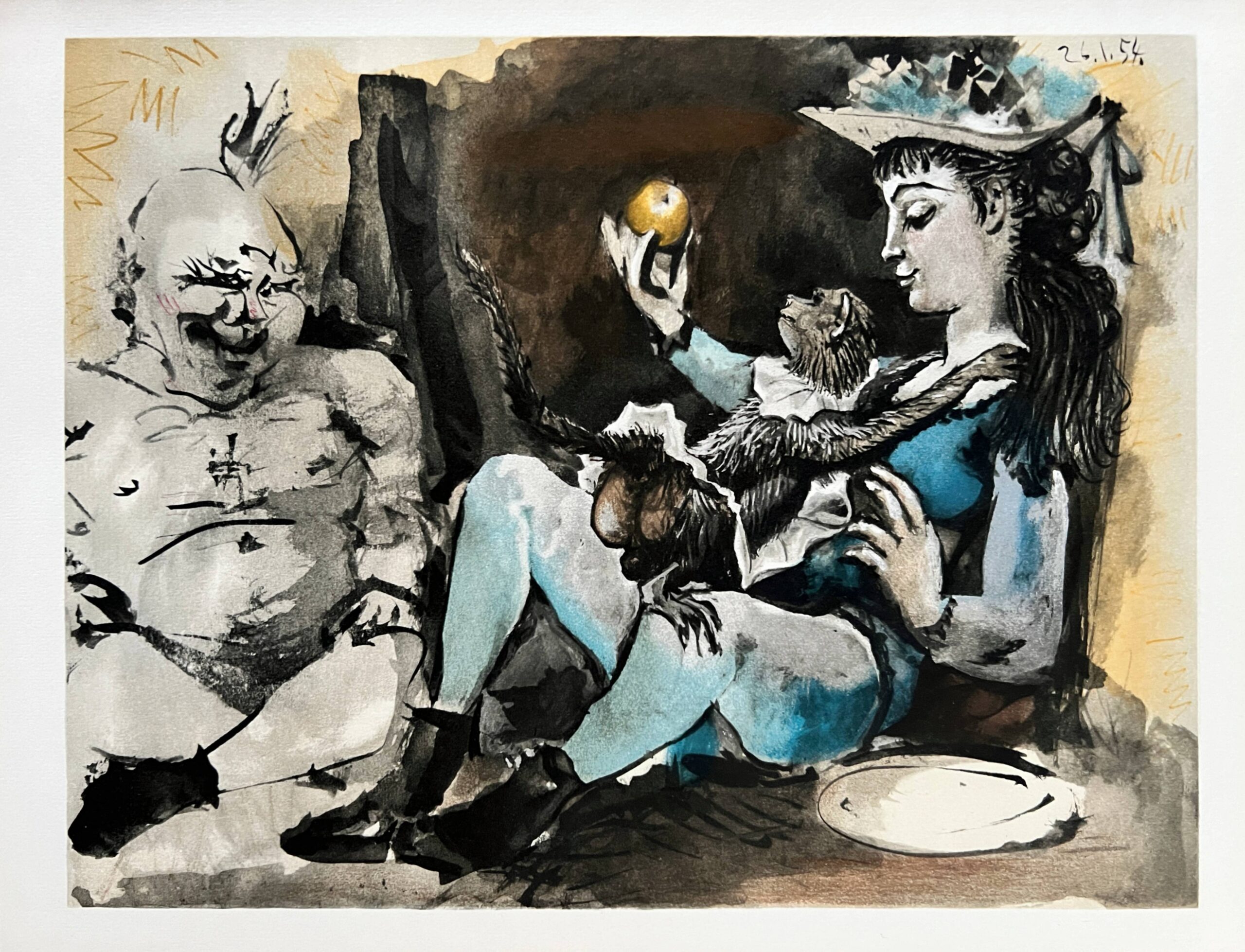 Woman with Monkey by Pablo Picasso