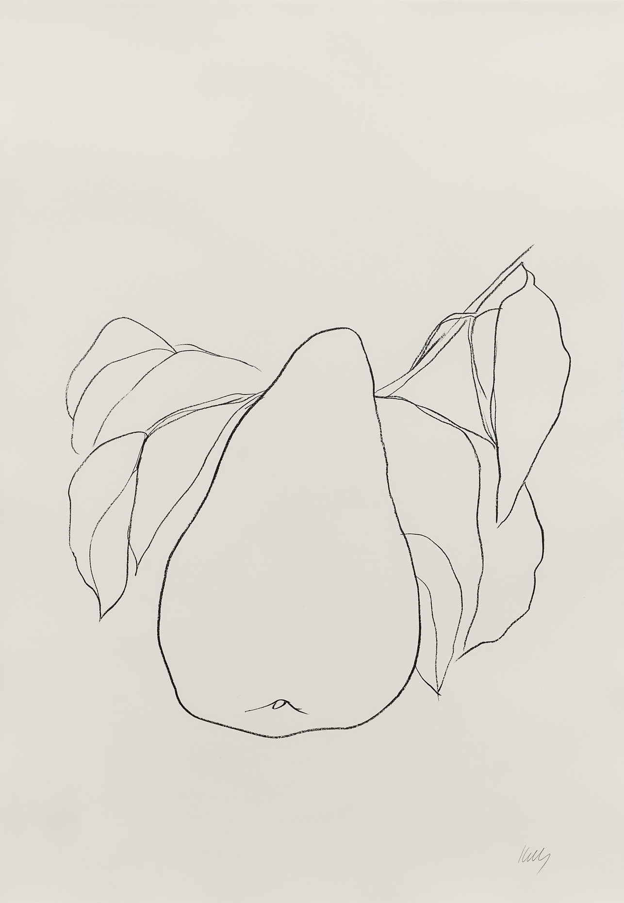 Pear iii by Ellsworth Kelly