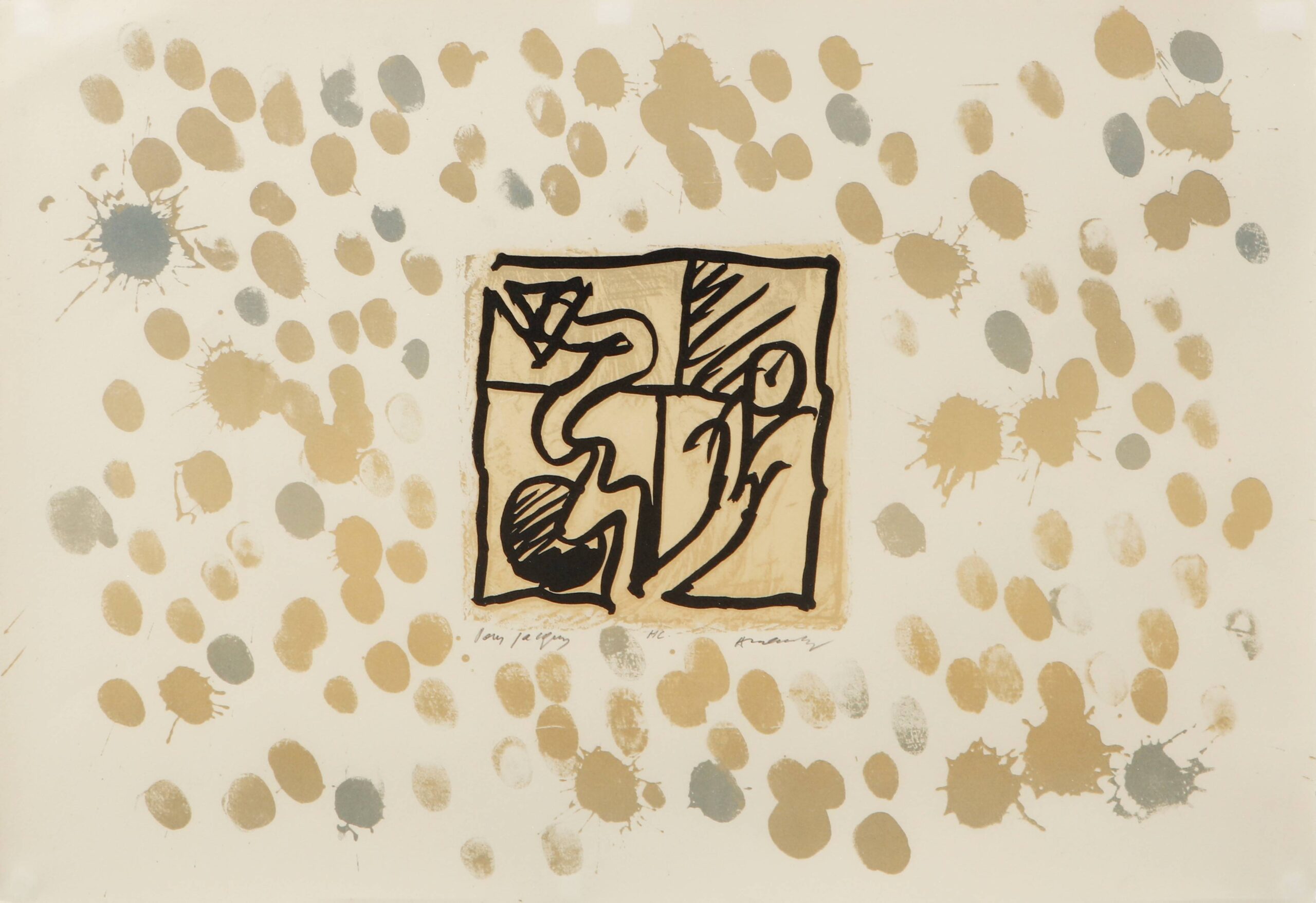 Lino-Litho, Planche 4 by Pierre Alechinsky
