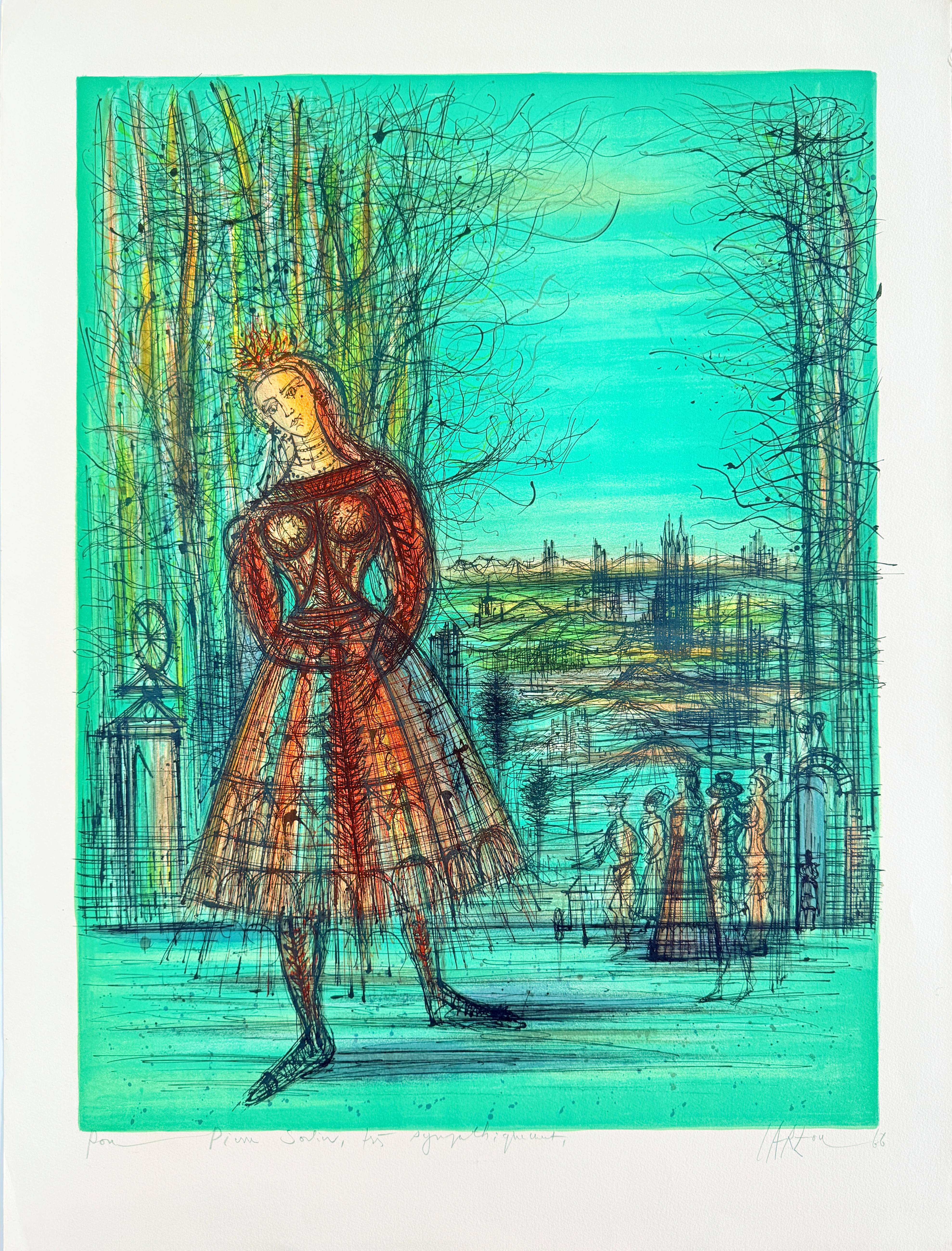 Princesse d’Azur by Jean Carzou