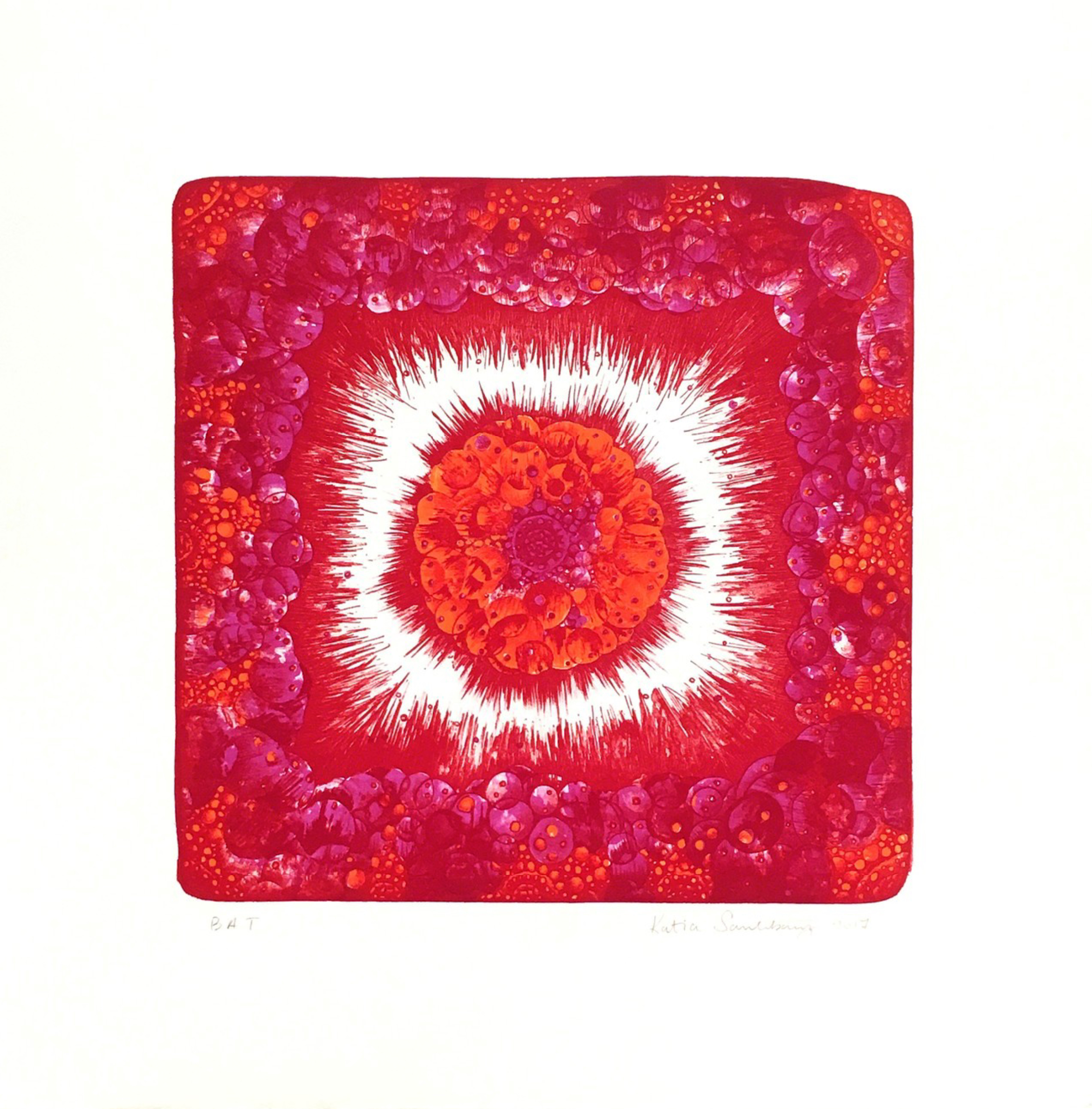 Between Red and Orange by Katia Santibañez
