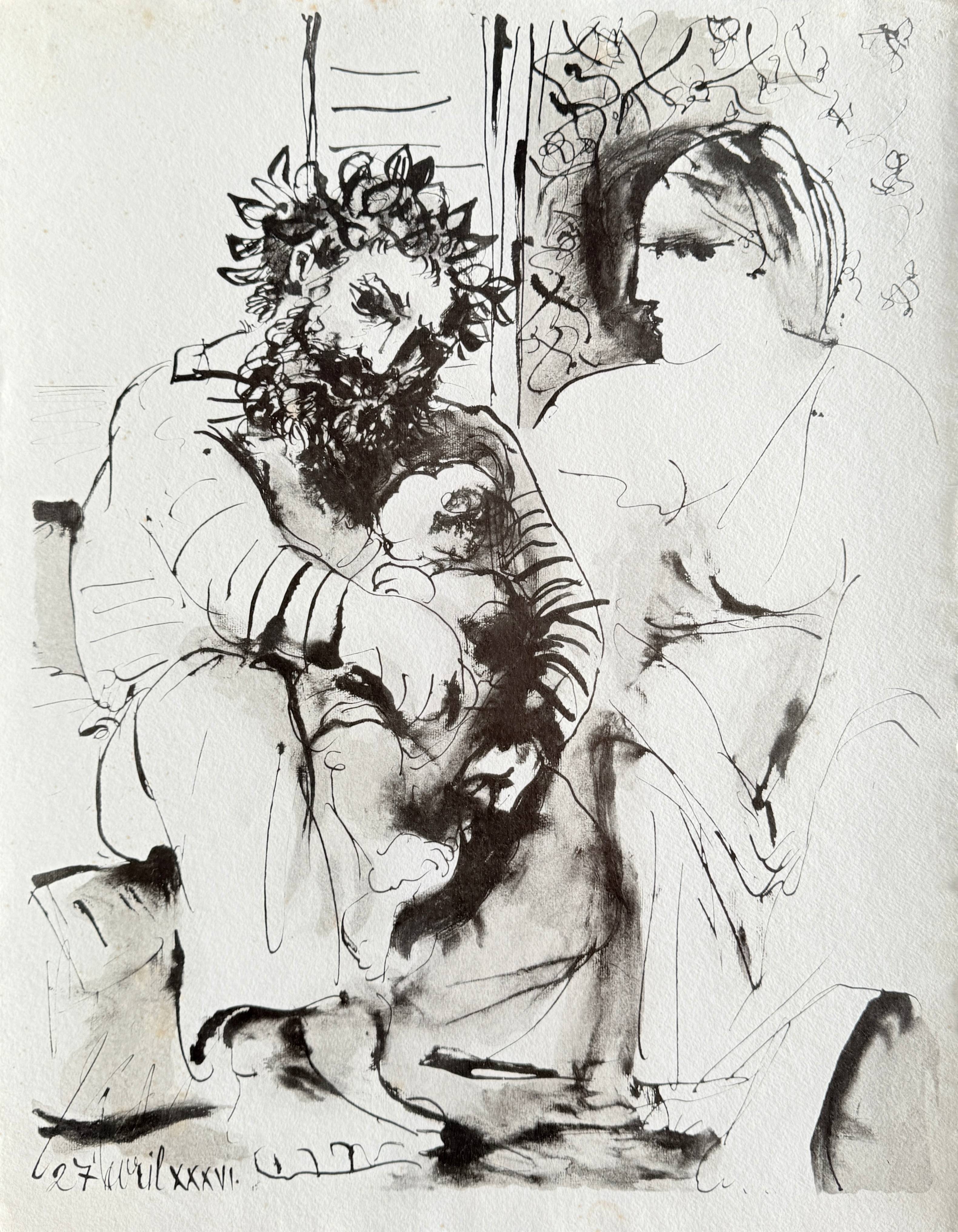 Scene de familie by Pablo Picasso