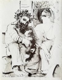 Scene de familie by Pablo Picasso at Epicentrum Art Gallery