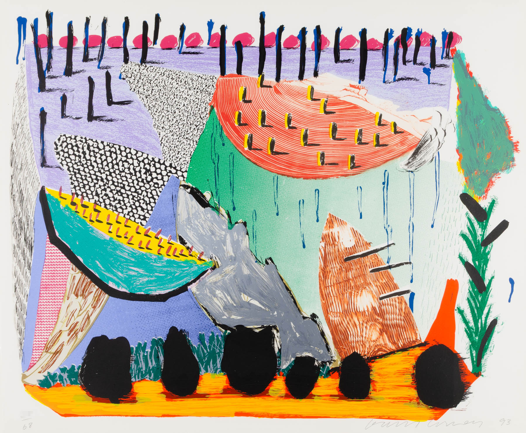 Slow Rise by David Hockney