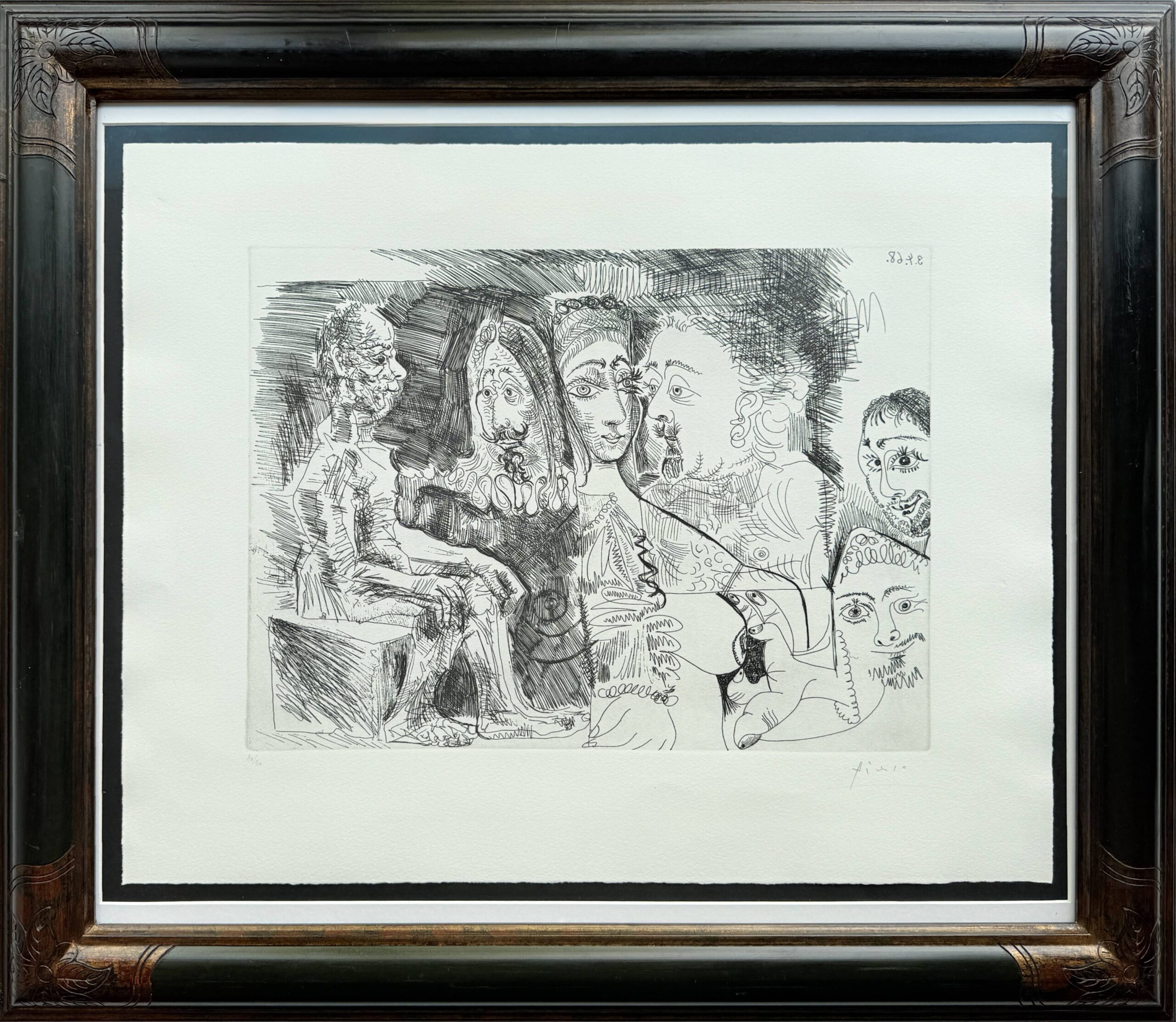 Suite 347, 4 avril 1968, L. 16 by Pablo Picasso