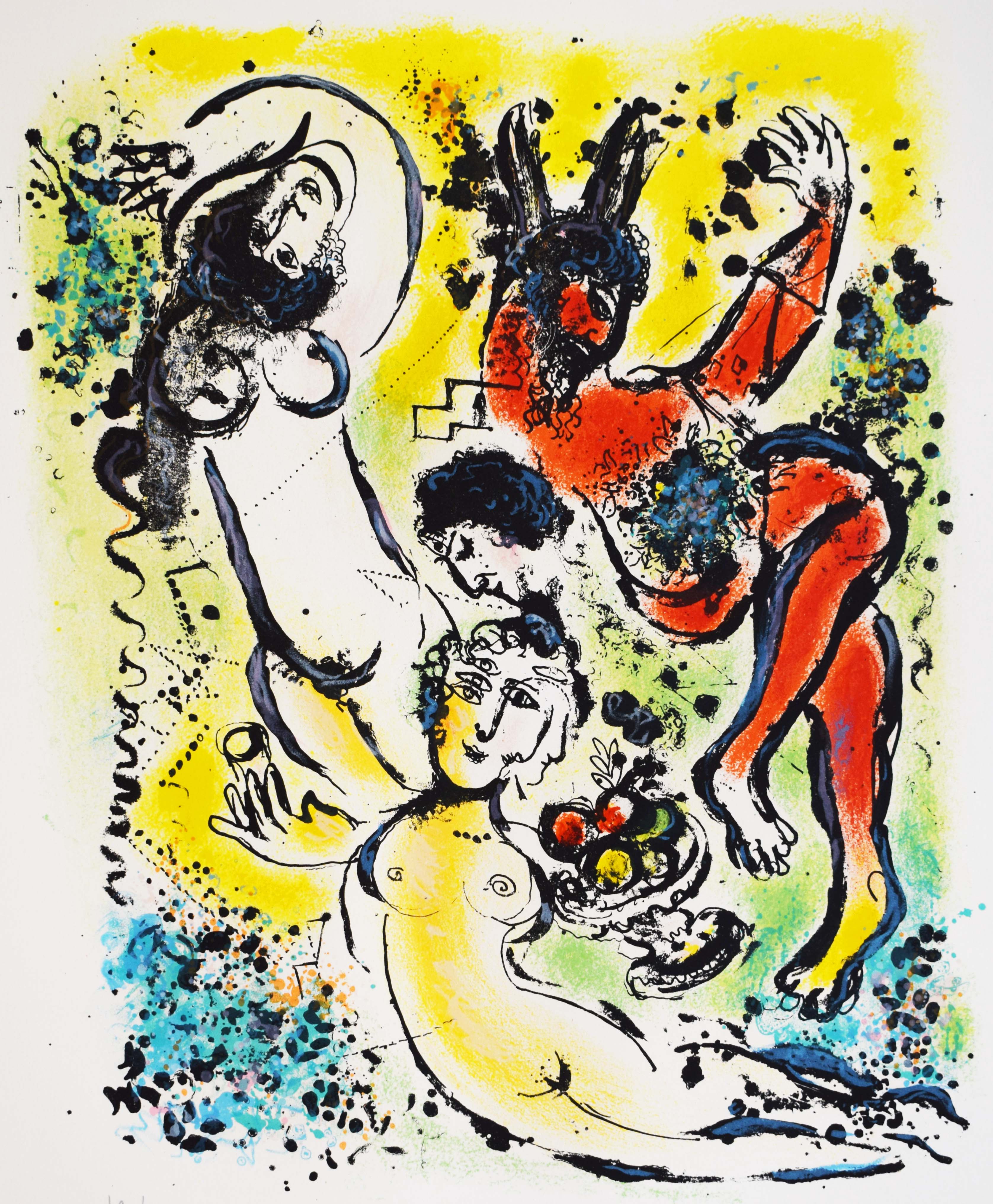 Take up again, muses… Theocritus, from: In the Land of the Gods by Marc Chagall