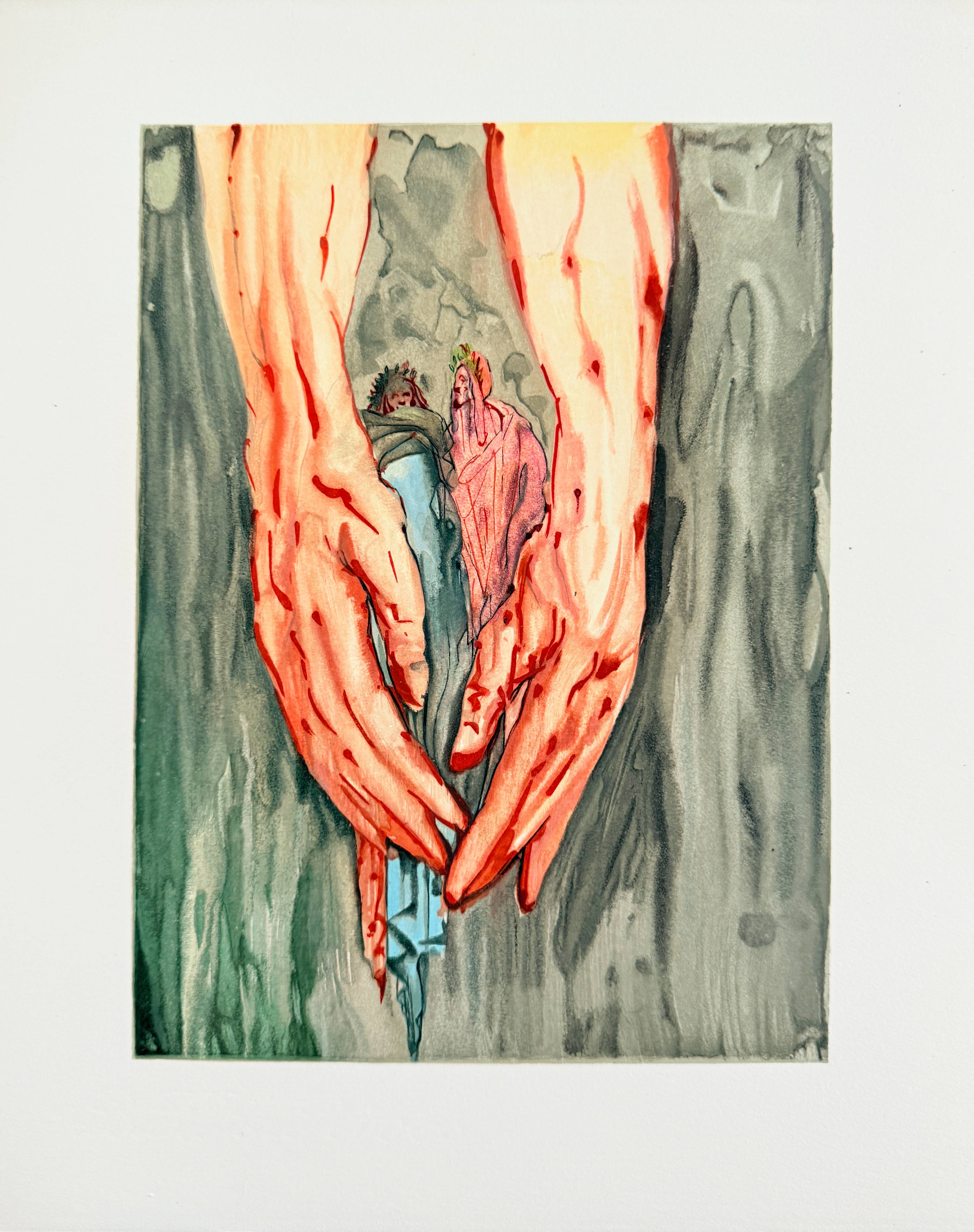 The Inferno, Canto 16 – The Mount of Geryon by Salvador Dalí