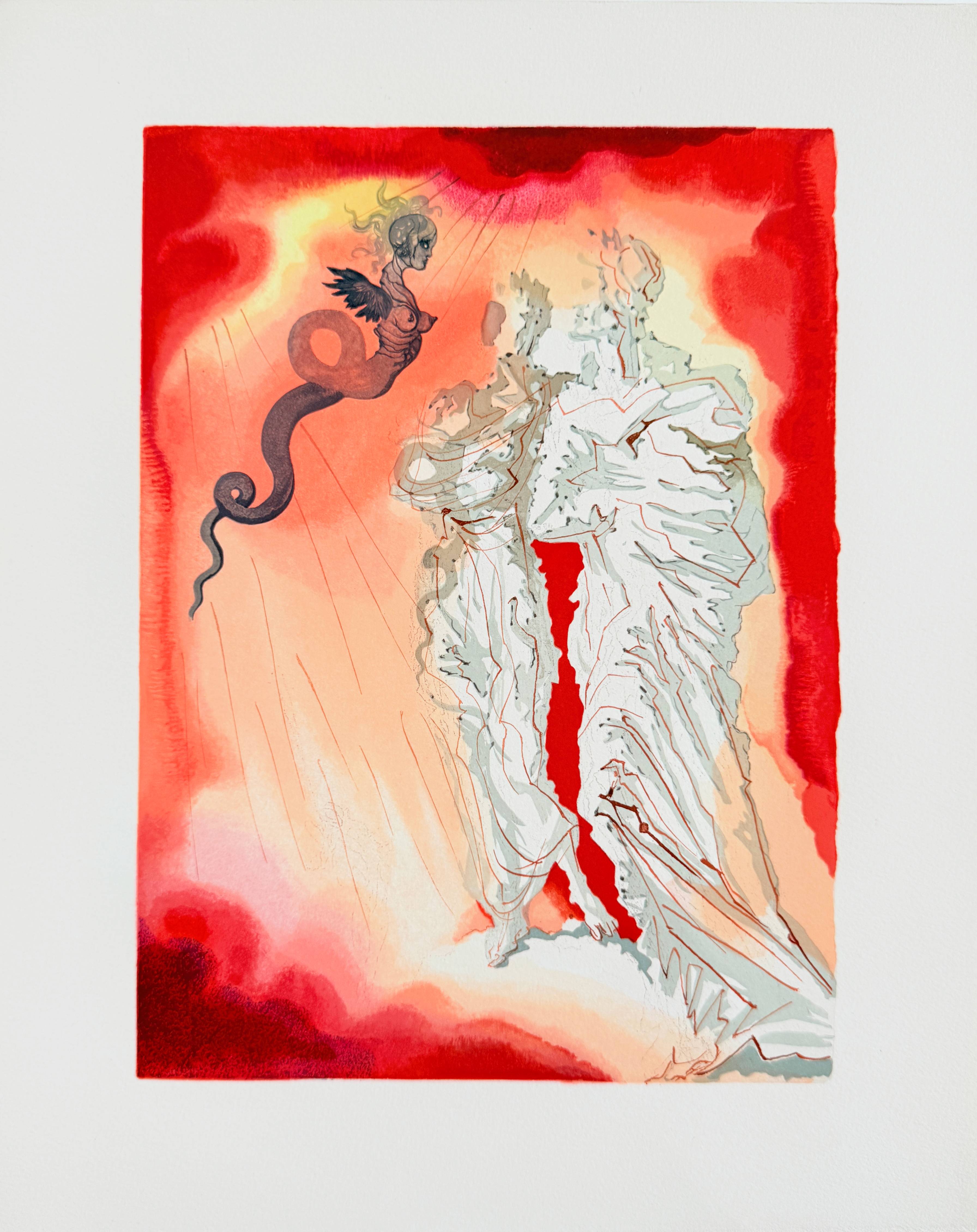 The Inferno, Canto 21 – Le Diable noir by Salvador Dalí