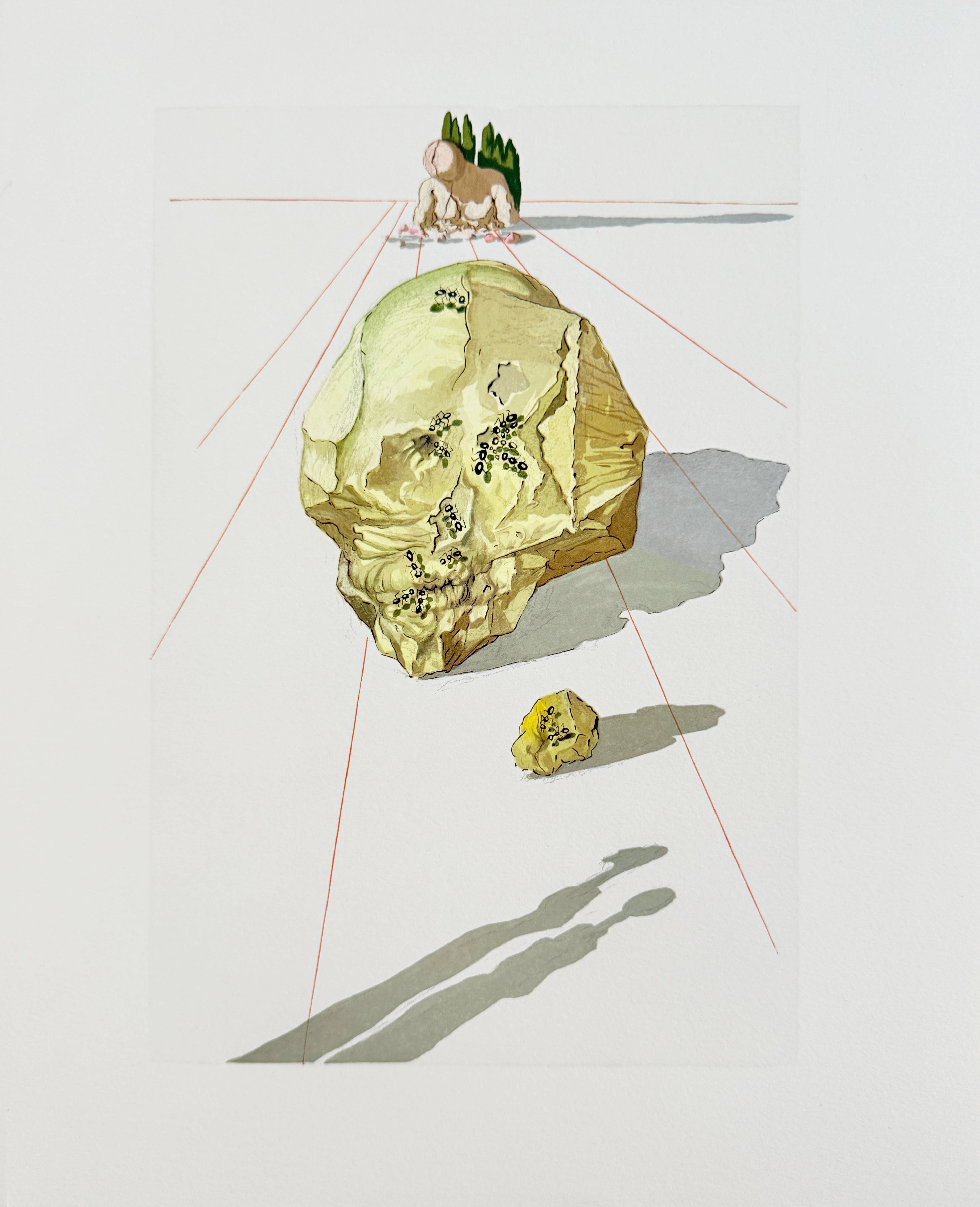 The Inferno, Canto 23 – Le Supplice de hypocrites by Salvador Dalí