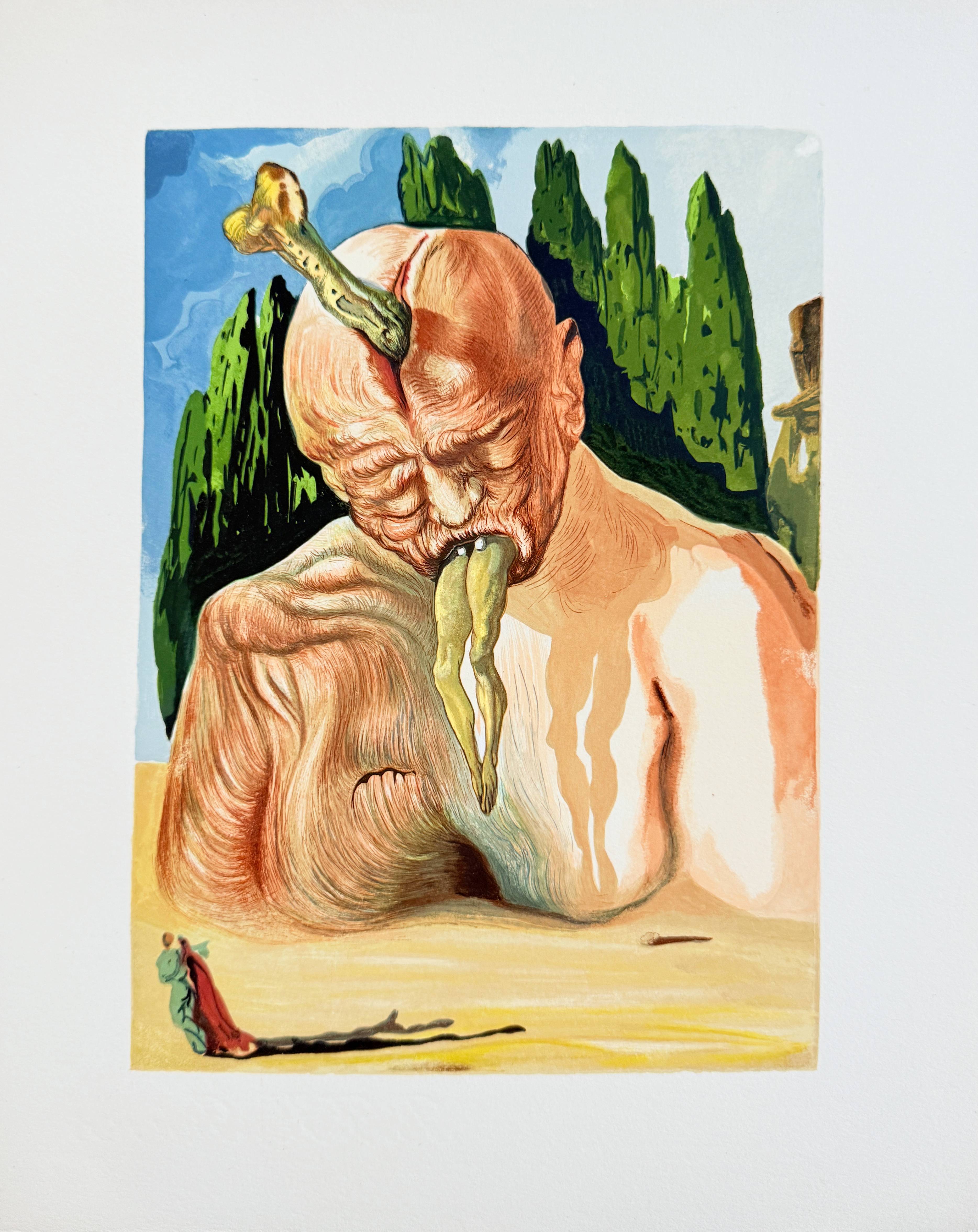 The Inferno, Canto 27 – Un diable logicien by Salvador Dalí