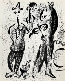 The Mountebanks by Marc Chagall at Epicentrum Art Gallery