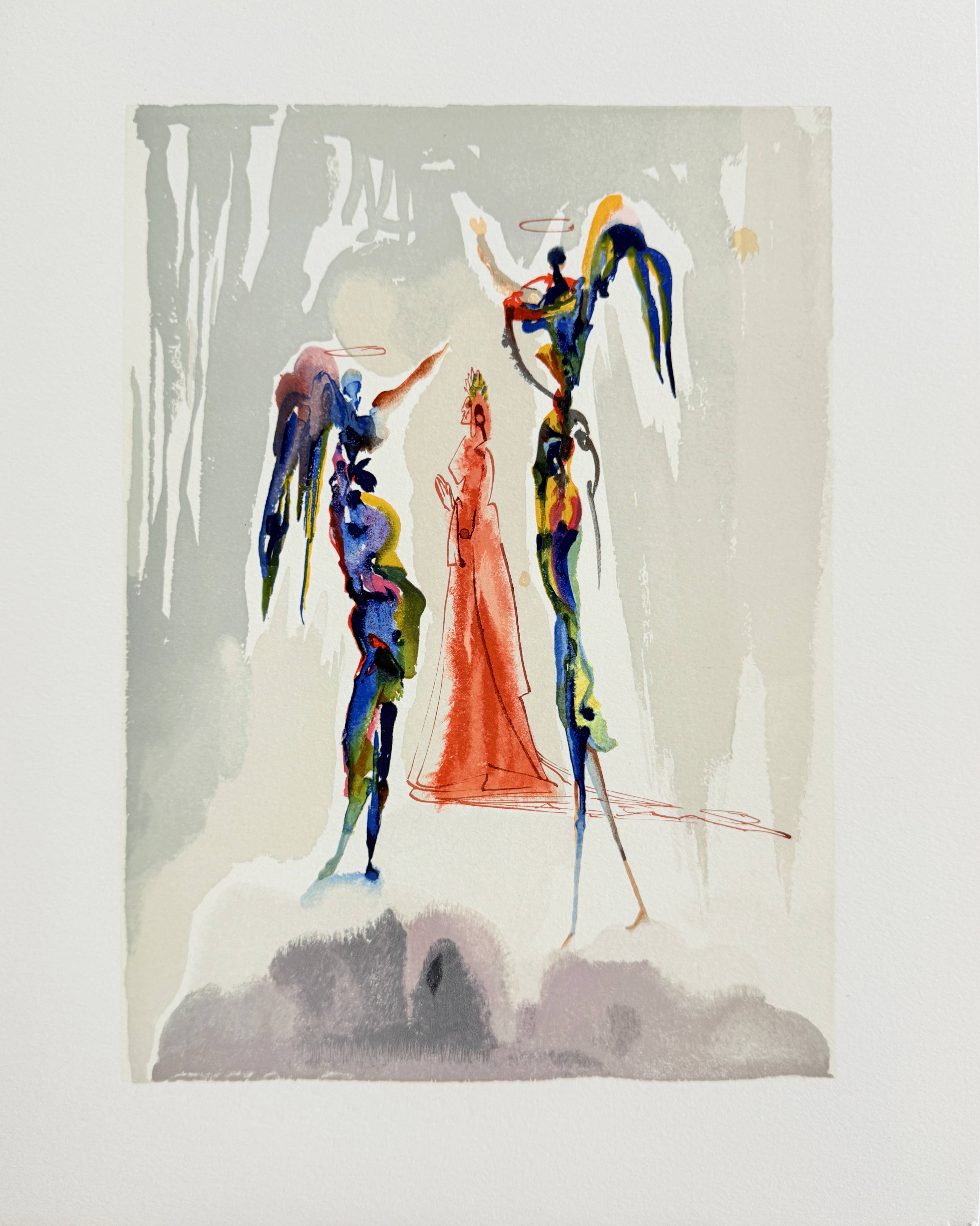 The Paradise, Canto 27 – The Gloria Patri by Salvador Dalí
