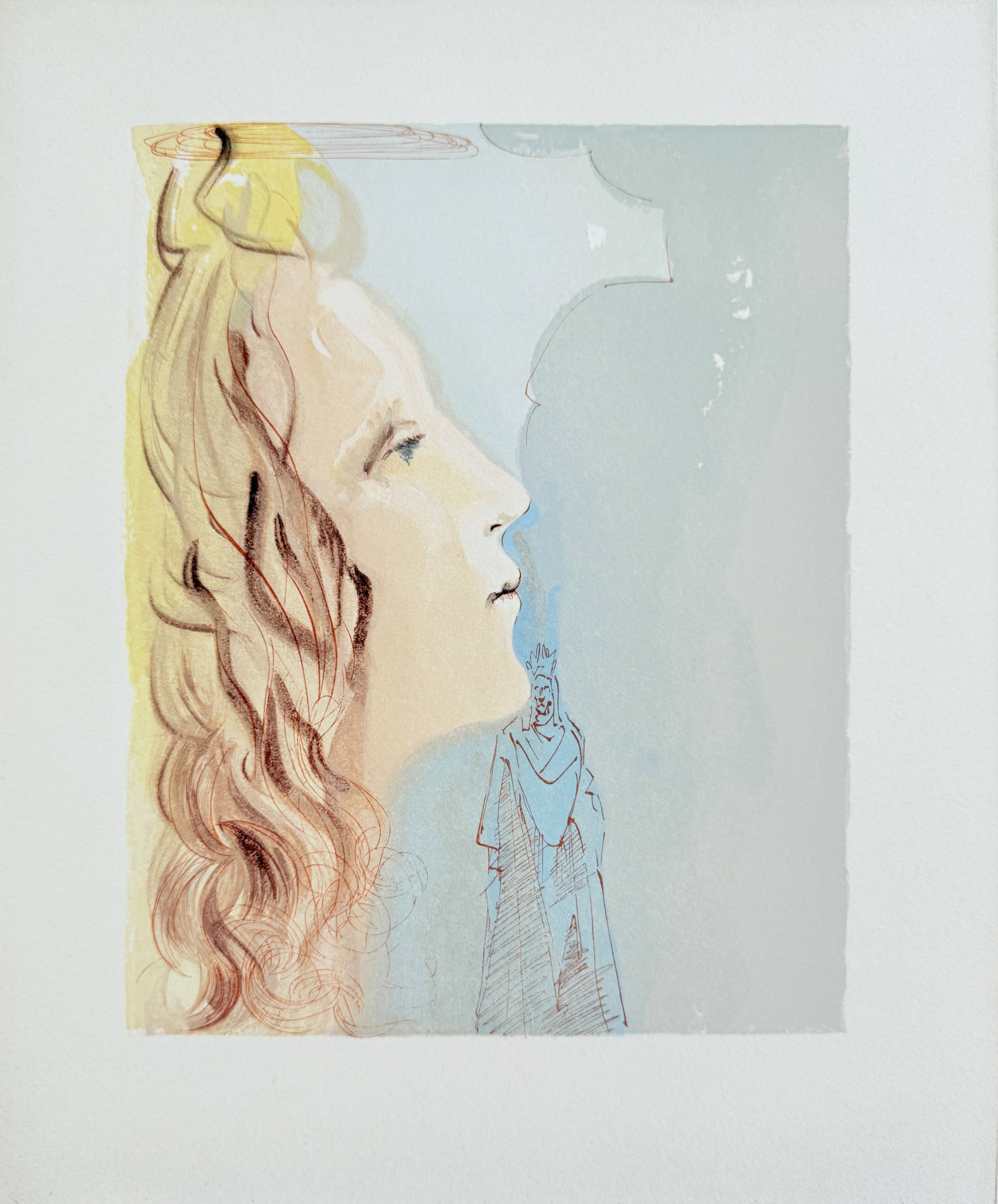 The Paradise, Canto 8 – La plus grande beauté de Béatrice by Salvador Dalí