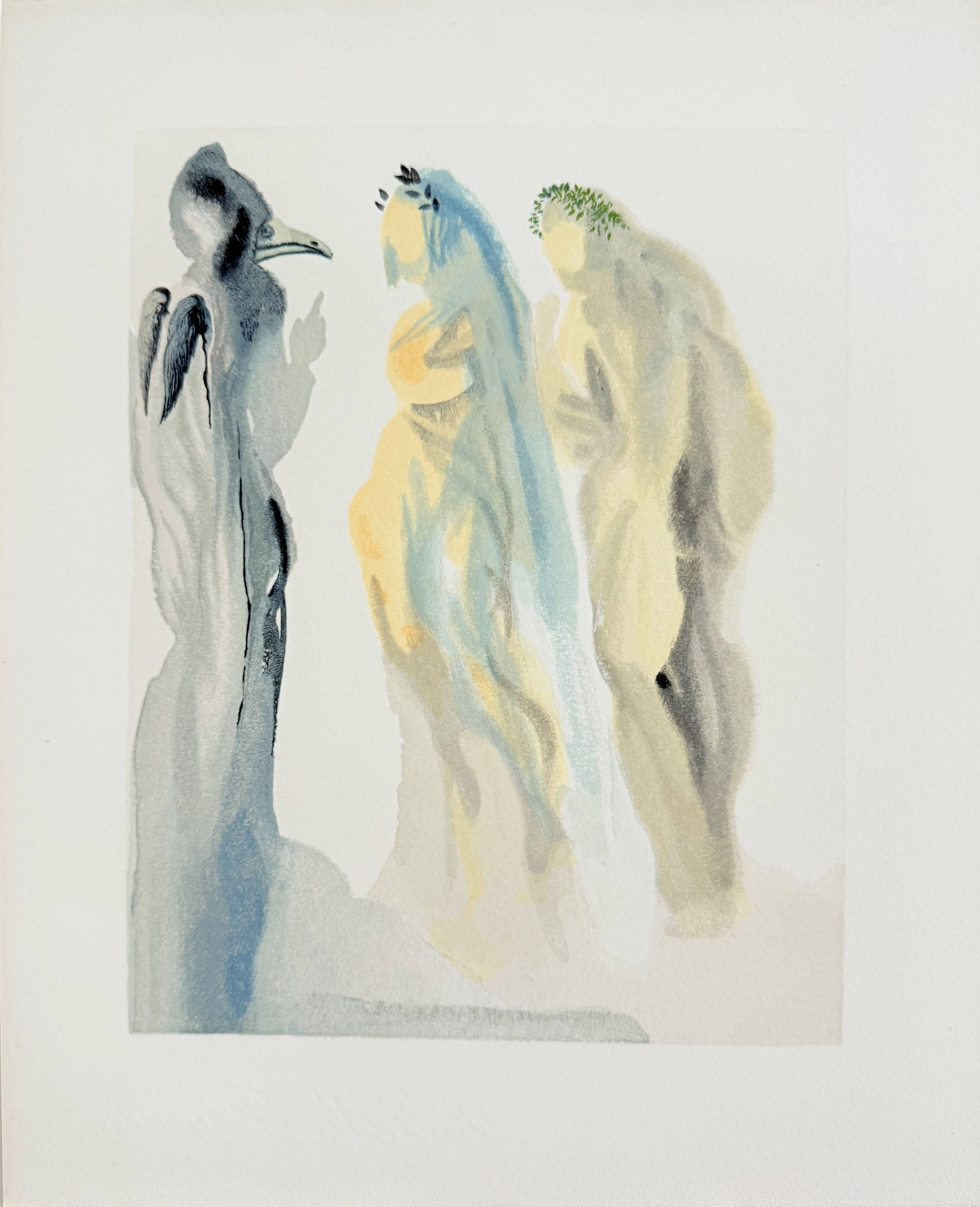 The Paradise, Canto 9 – The Sphere of Venus by Salvador Dalí