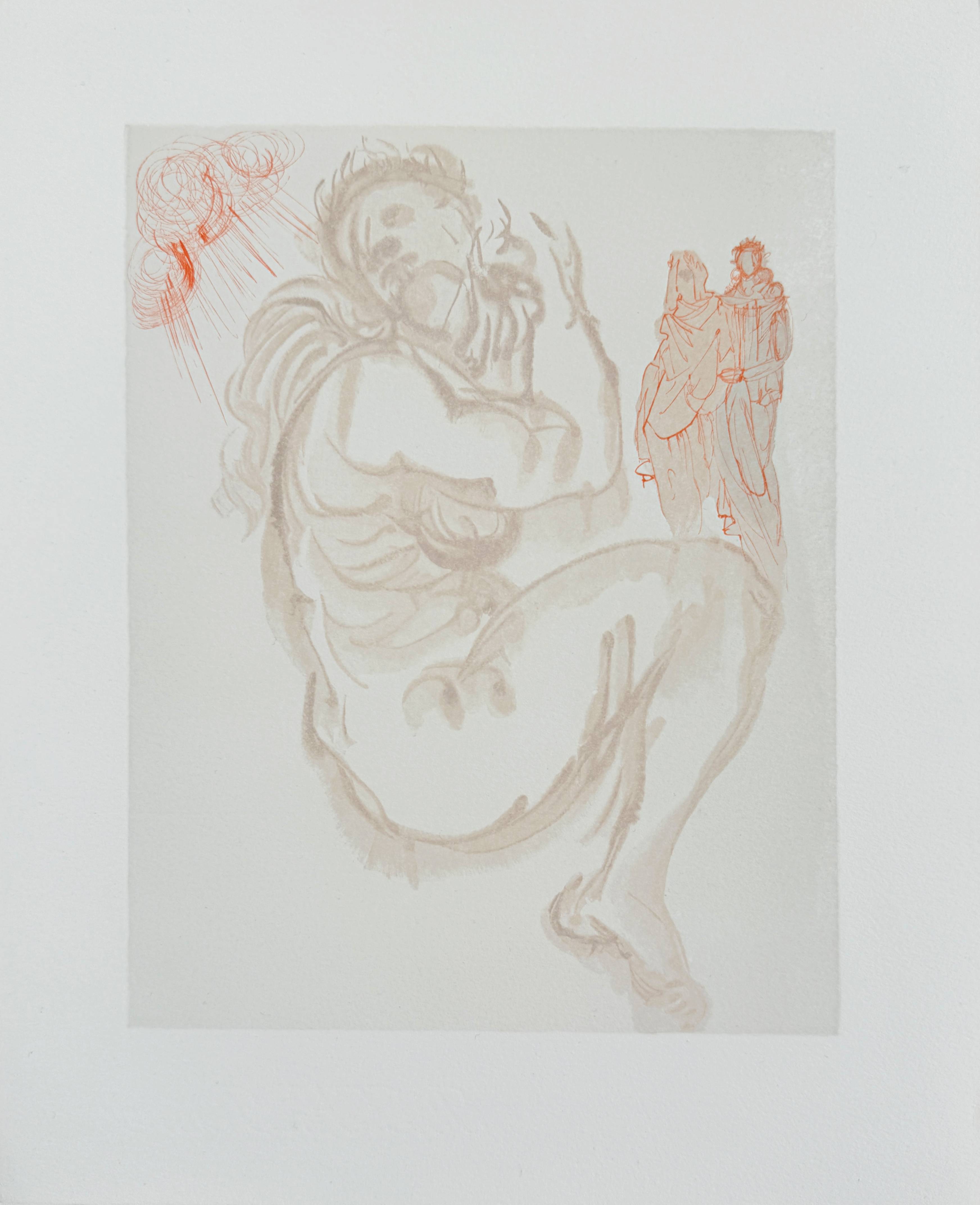 The Purgatory, Canto 19 – Dante’s Dream by Salvador Dalí