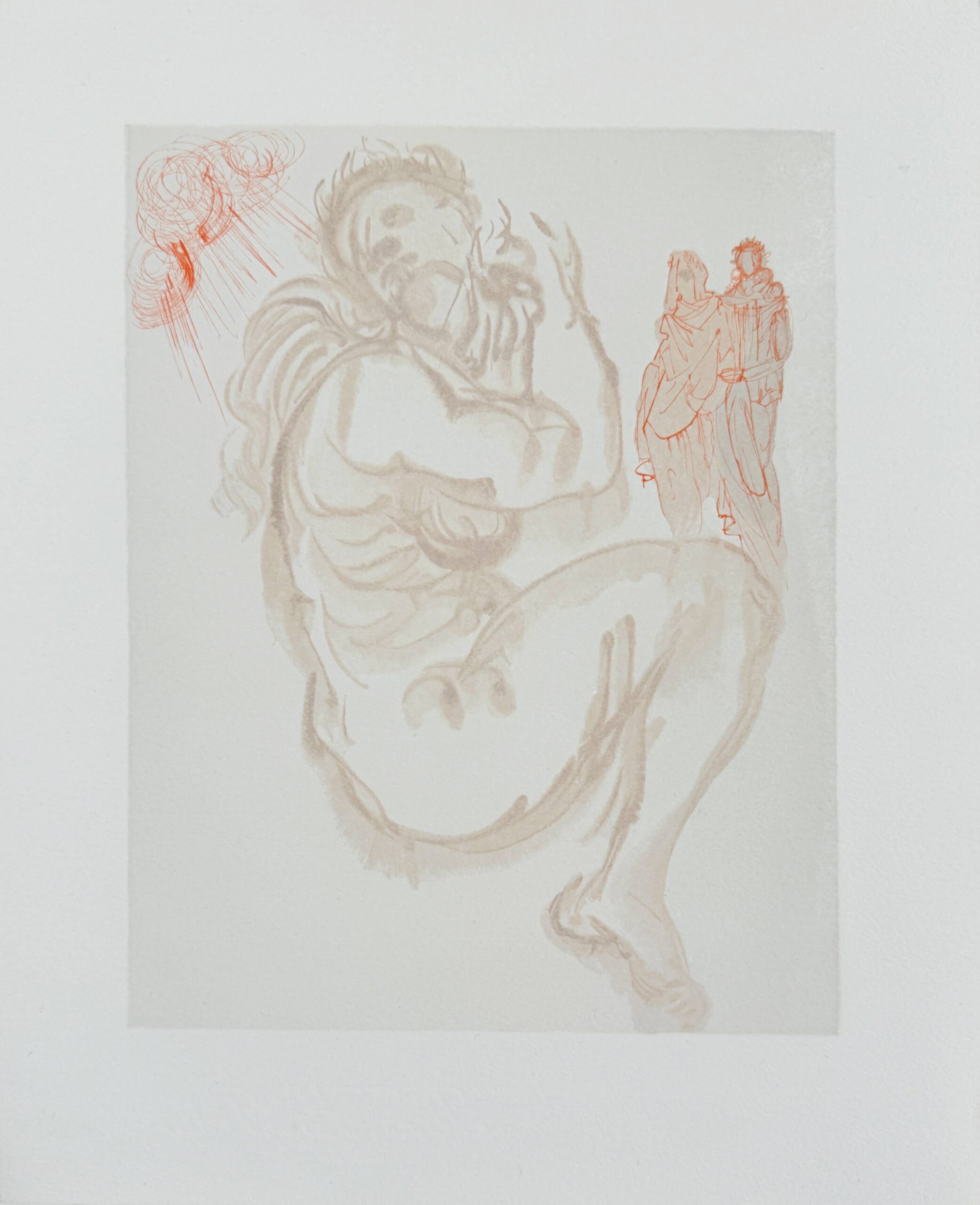 The Purgatory, Canto 19 – Dante’s Dream by Salvador Dalí