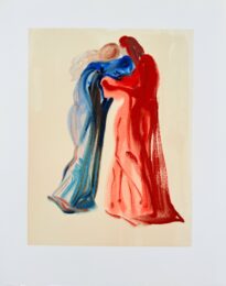 The Purgatory, Canto 29 – Meeting of Dante and Beatrice by Salvador Dalí at Epicentrum Art Gallery
