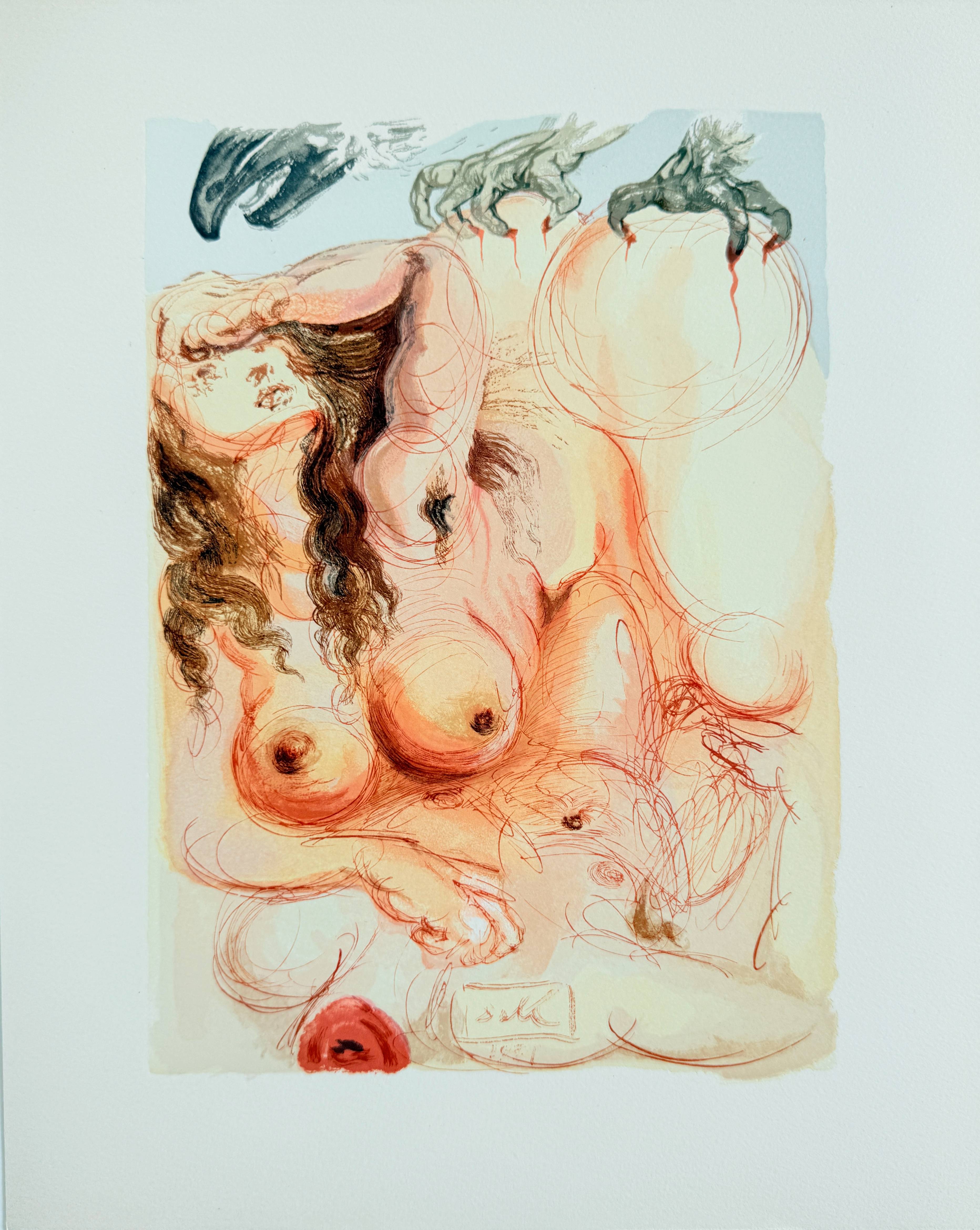 The Purgatory, Canto 9 – The Dream by Salvador Dalí