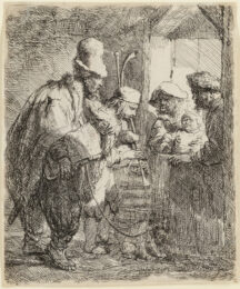 The Strolling Musicians by Harmensz van Rijn Rembrandt at Christopher-Clark Fine Art