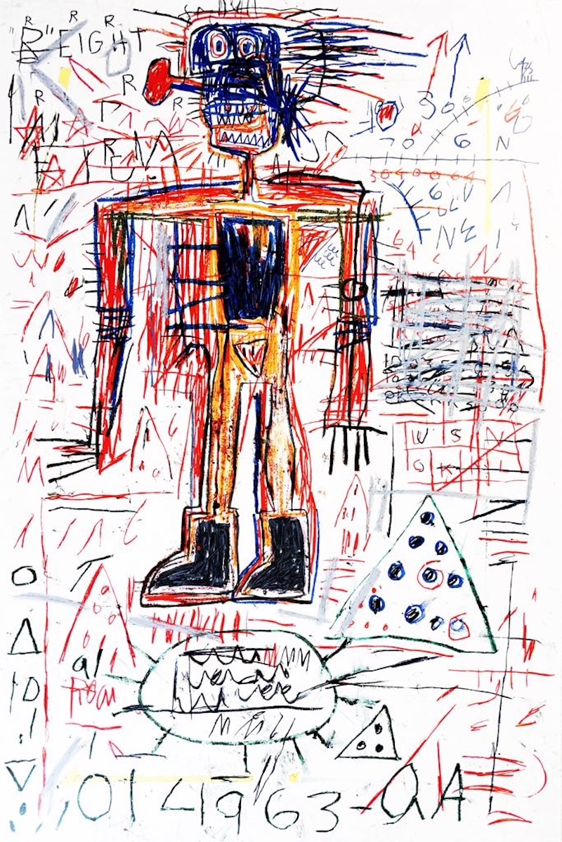 Untitled II from The Figures Portfolio by Jean-Michel Basquiat