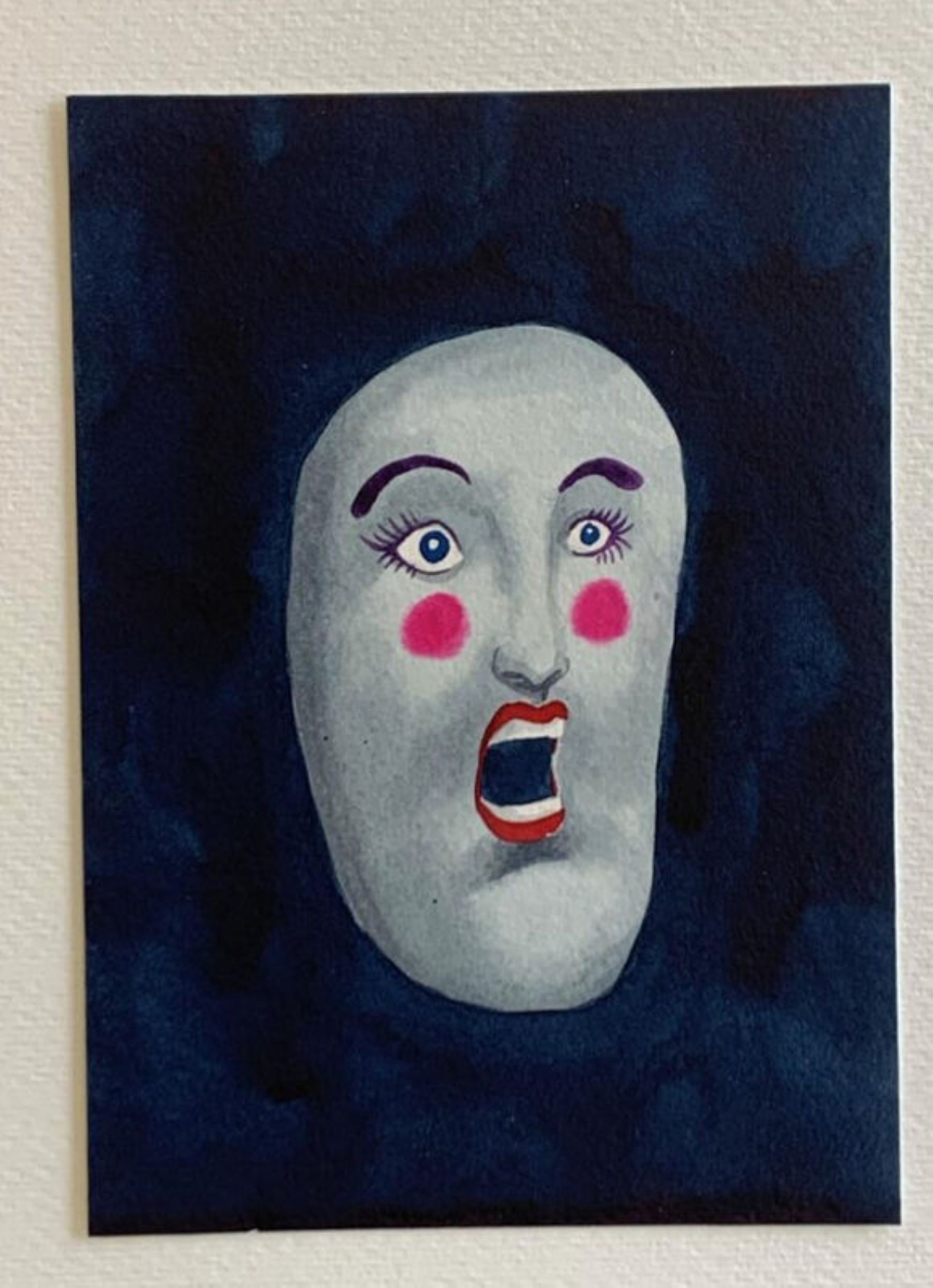Untitled (face) by Nicolas Party