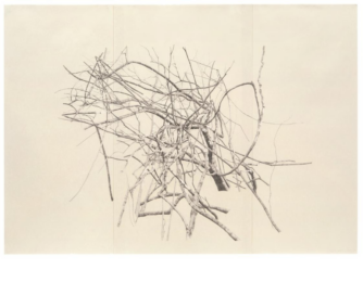 Untitled (large branches) by Toba Khedoori at Gemini G.E.L. at Joni Moisant Weyl