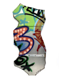Untitled (large original painting on metal) by John "CRASH" Matos at GallArt.com